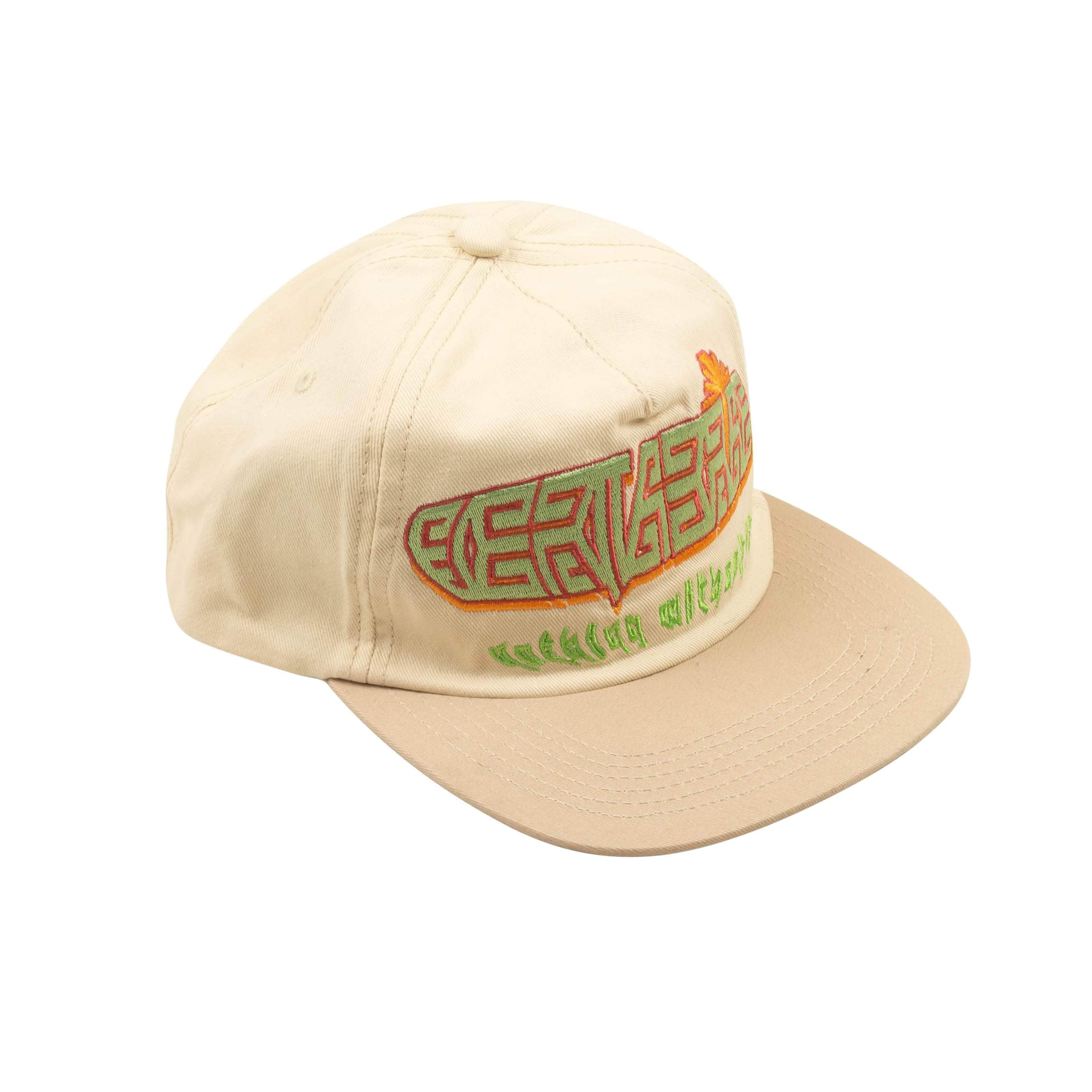 Vertabrae 95-VRT-3002/OS NEW VERTABRAE Beige Embroidered Logo Baseball Cap Size OS $120 95-VRT-3002/OS