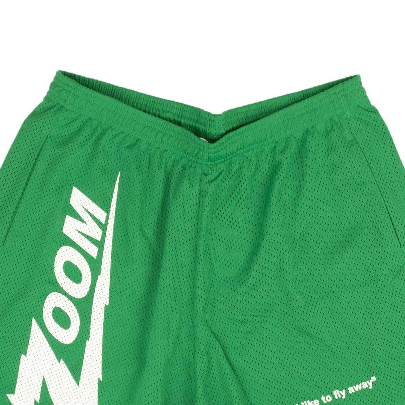 Visitor on Earth channelenable-all, chicmi, couponcollection, gender-mens, main-clothing, mens-shoes, size-l, size-m, size-s, under-250, visitor-on-earth S Green White Logo Mesh Shorts 95-VOE-1014/S 95-VOE-1014/S
