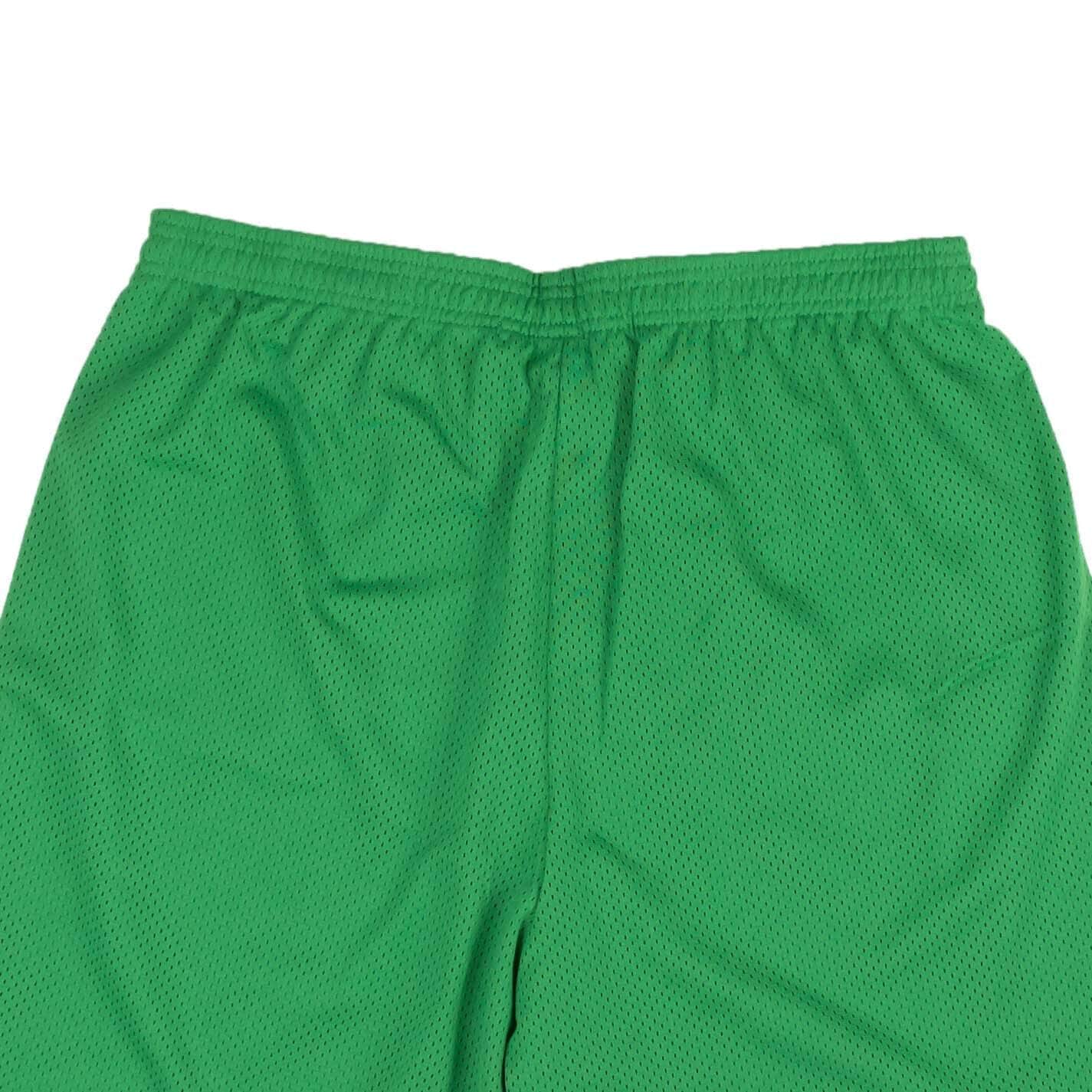 Visitor on Earth channelenable-all, chicmi, couponcollection, gender-mens, main-clothing, mens-shoes, size-l, size-m, size-s, under-250, visitor-on-earth S Green White Logo Mesh Shorts 95-VOE-1014/S 95-VOE-1014/S
