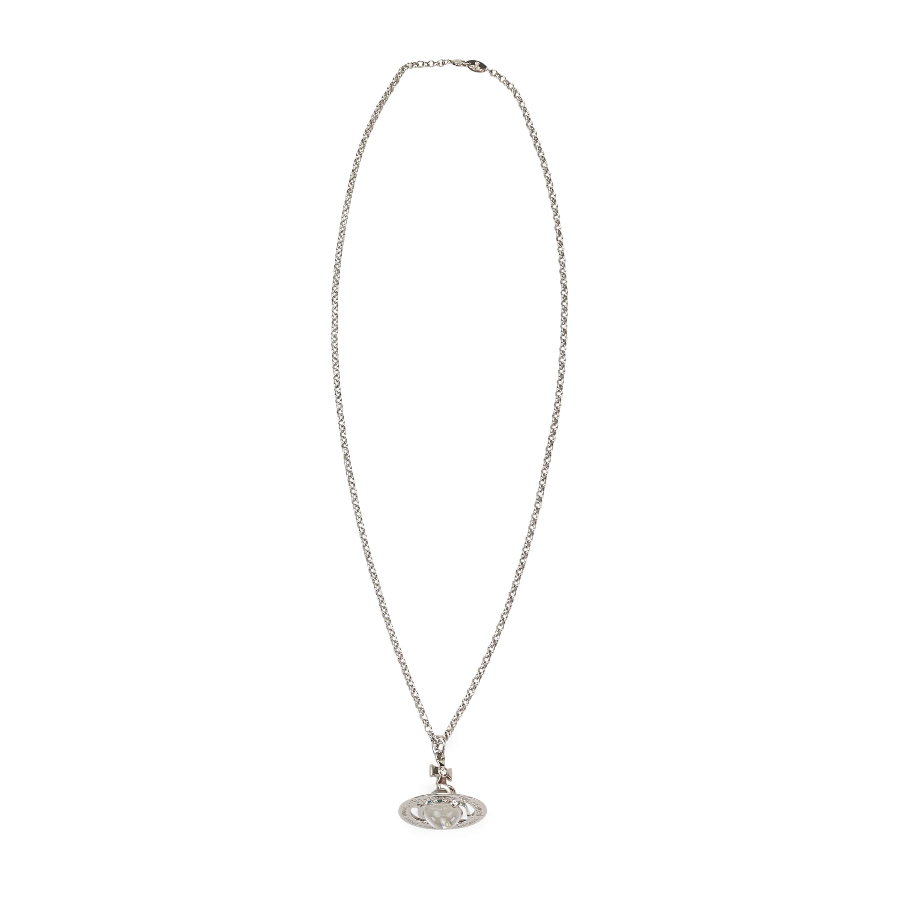 Vivienne Westwood VWD-XACC-0009/OS VWD-XACC-0009/OS 63020096_02P019_CN Silver Vivienne Westwood NEW SMALL ORB PENDANT Size OS VWD-XACC-0009/OS