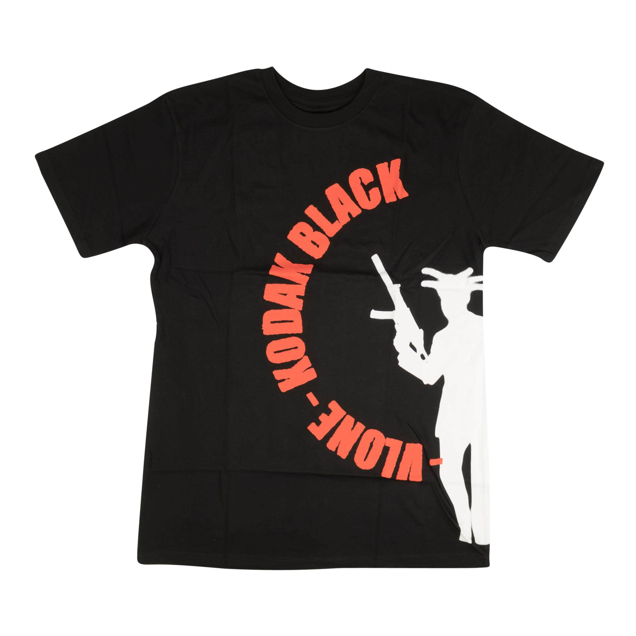 Vlone Artist Merch 95-VLN-1031/S NEW VLONE ARTIST MERCH Black Kodak Short Sleeve T-Shirt Size S 95-VLN-1031/S