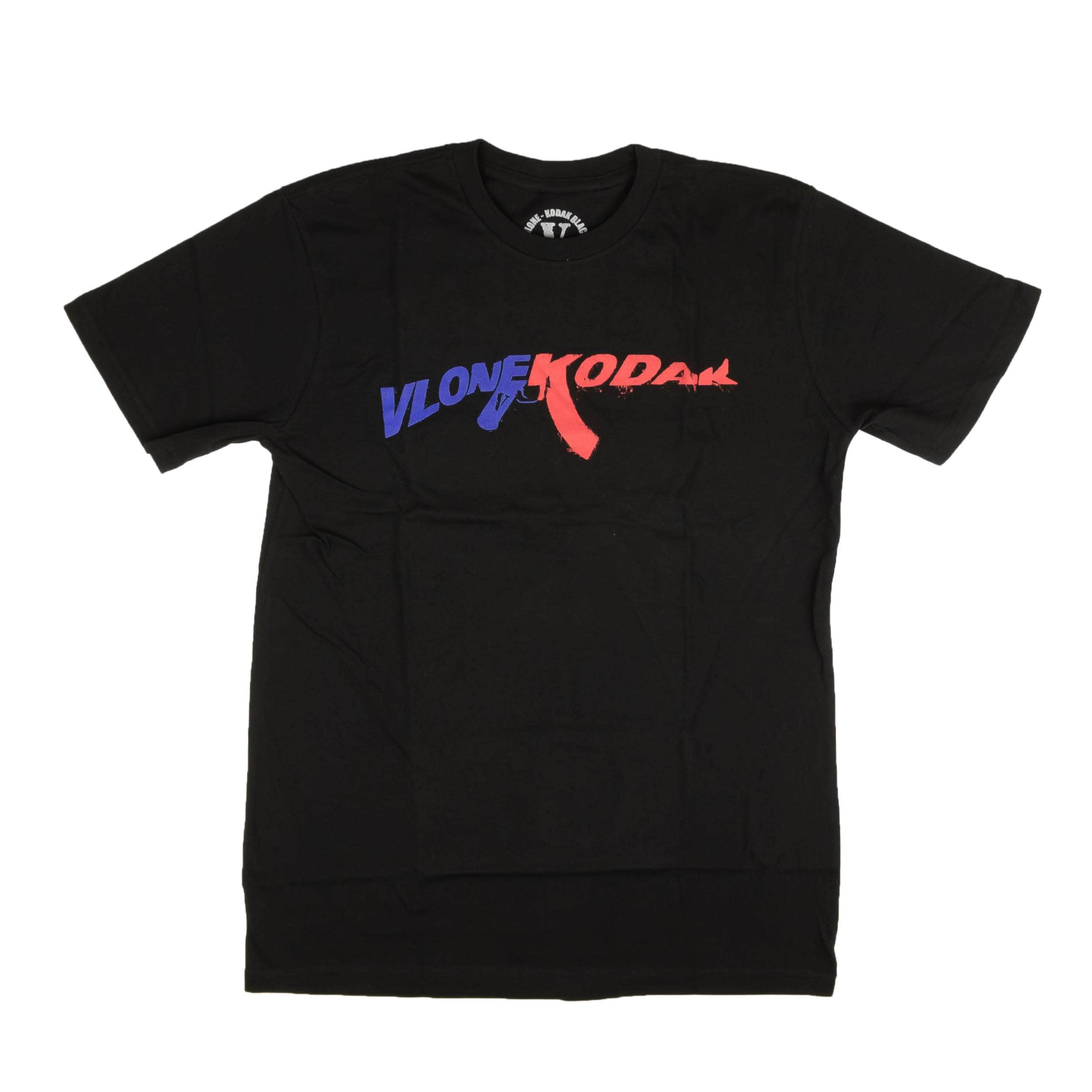 Vlone Artist Merch 95-VLN-1035/M NEW VLONE ARTIST MERCH Black Kodak Short Sleeve T-Shirt Size M 95-VLN-1035/M