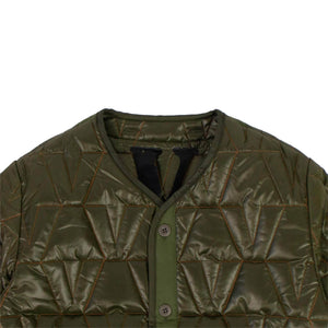 Vlone chicmi, couponcollection, gender-mens, main-clothing, main-outerwear, mens-field-jackets, mens-shoes, NTWRK_MARKETPLACE, size-2xl, size-l, size-m, size-s, size-xl, under-250, vlone Green Quilted Jacket