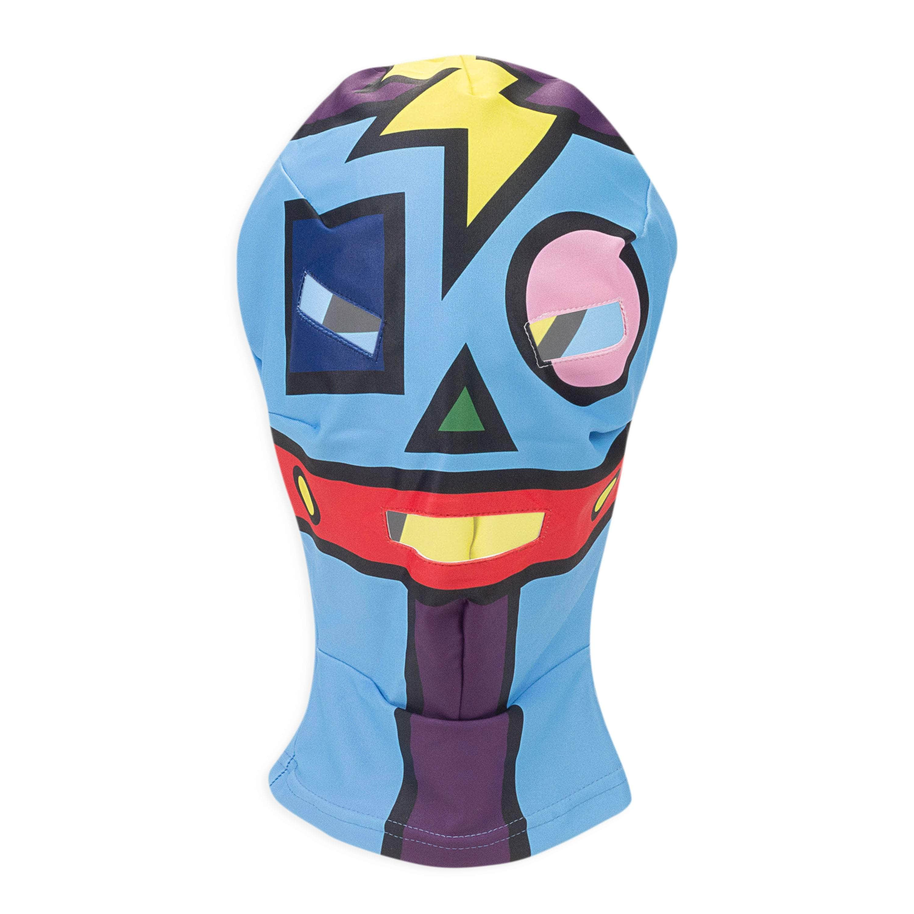 Walter Van Beirendonck 95-WVB-3001/OS 95-WVB-3001/OS ART.7009 COMB BLUE PINK Walter Van Beirendonck RADIATE BEAUTY MORPH MASK Size OS 95-WVB-3001/OS