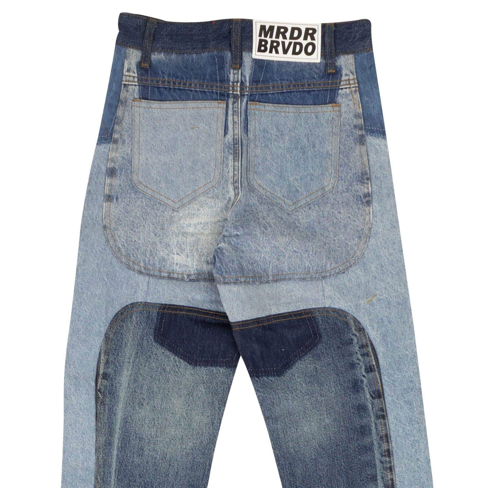 Who Decides War 500-750, channelenable-all, chicmi, couponcollection, gender-mens, main-clothing, mens-shoes, mens-straight-fit-jeans, size-24, size-26, size-28, size-30, who-decides-war Indigo Upcycled Patchwork Denim Jeans