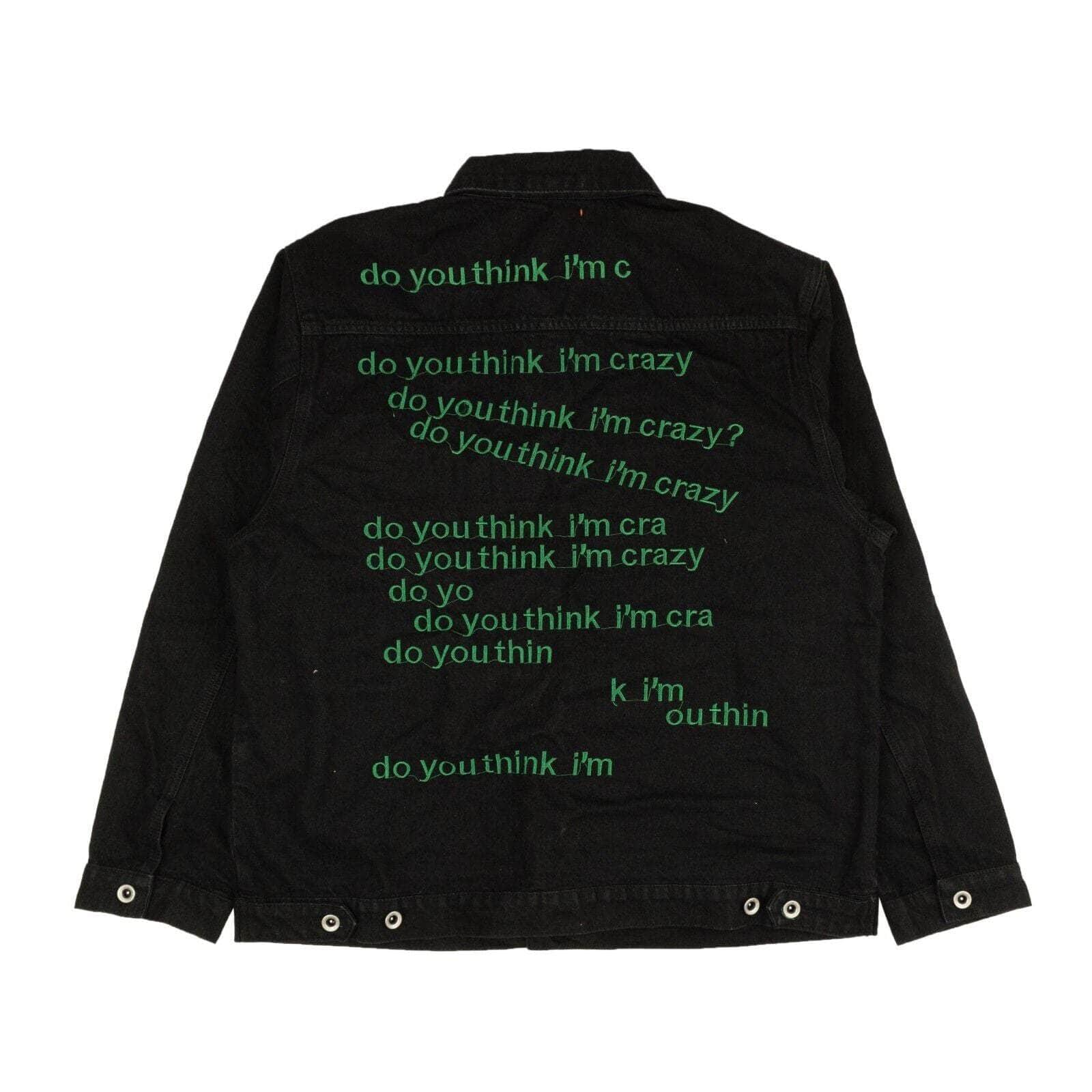 Who Decides War 500-750, channelenable-all, chicmi, couponcollection, gender-mens, main-clothing, mens-shoes, size-l, size-s, uncategorized, who-decides-war Black Green Monster Distressed Denim Jacket