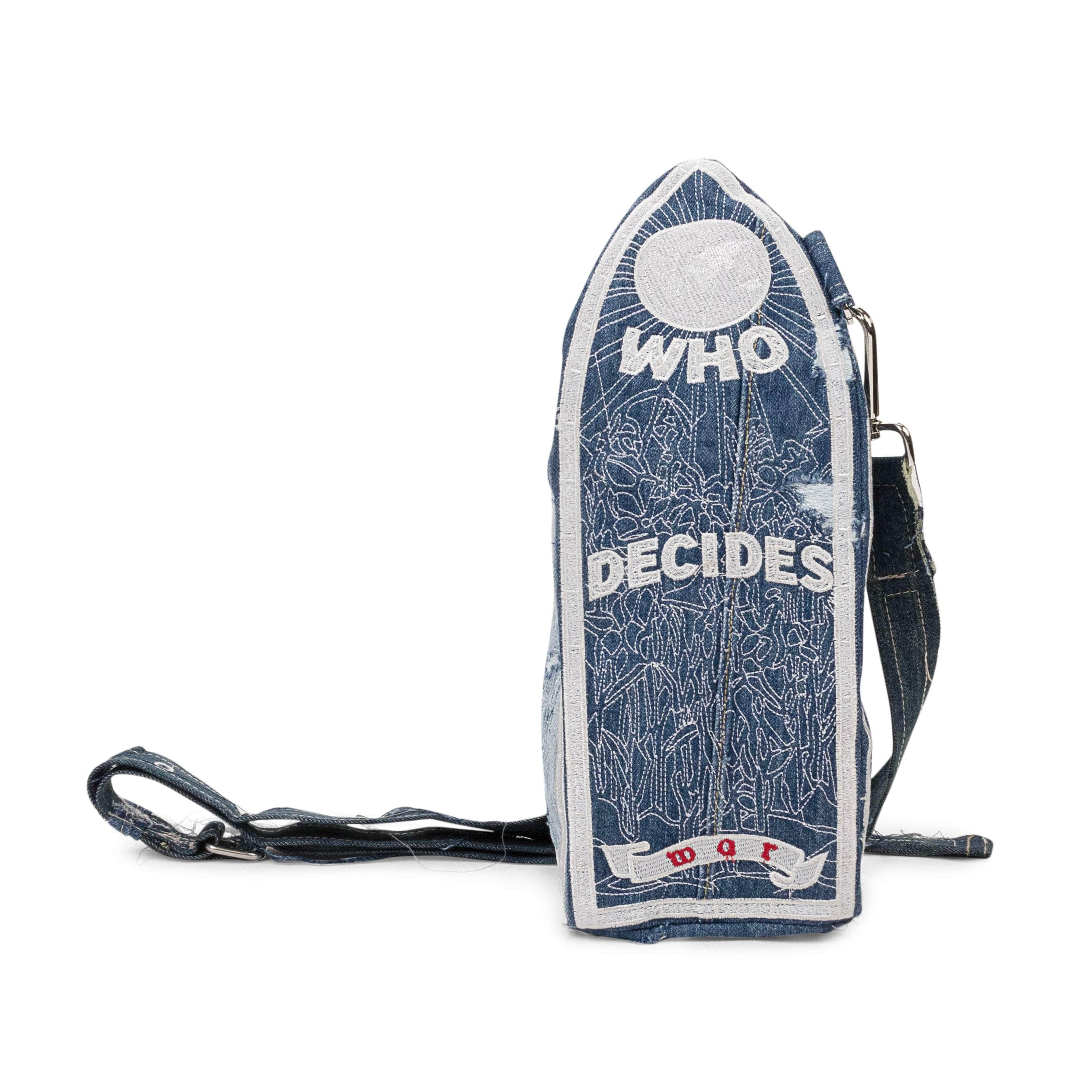 Who Decides War WDW-XACC-0012/OS NWT Who Decides War Indigo Bullet Bag Size OS $320 WDW-XACC-0012/OS