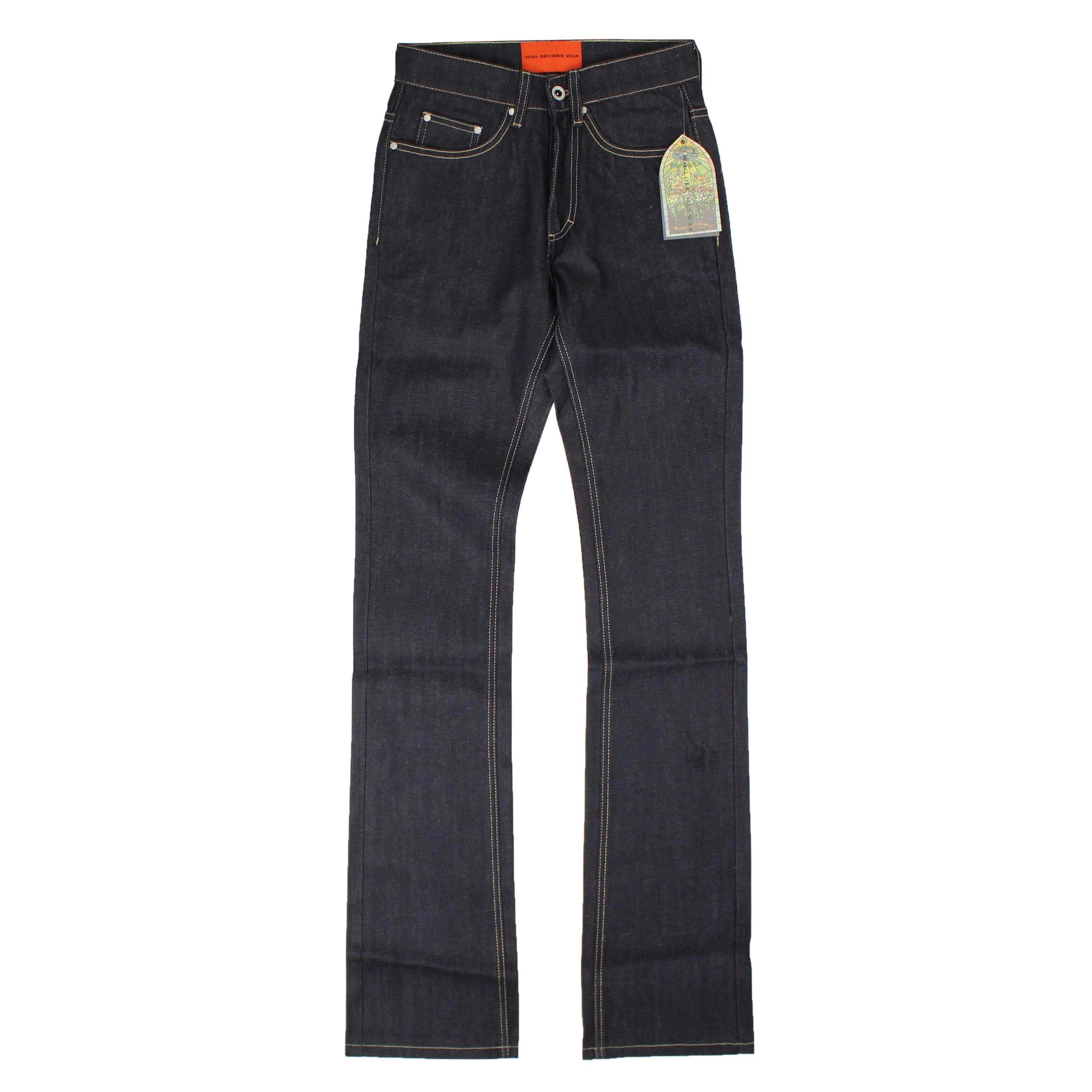 Who Decides War WDW-XJNS-0031/24 NWT Who Decides War Indigo duality selvedge denim Size 24 $450 WDW-XJNS-0031/24