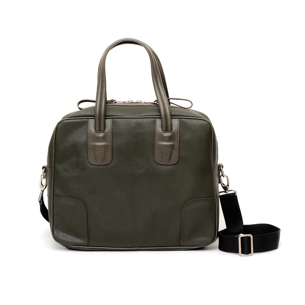 Neil Barrett Men's Saffiano Leather Mini Luggage - Green