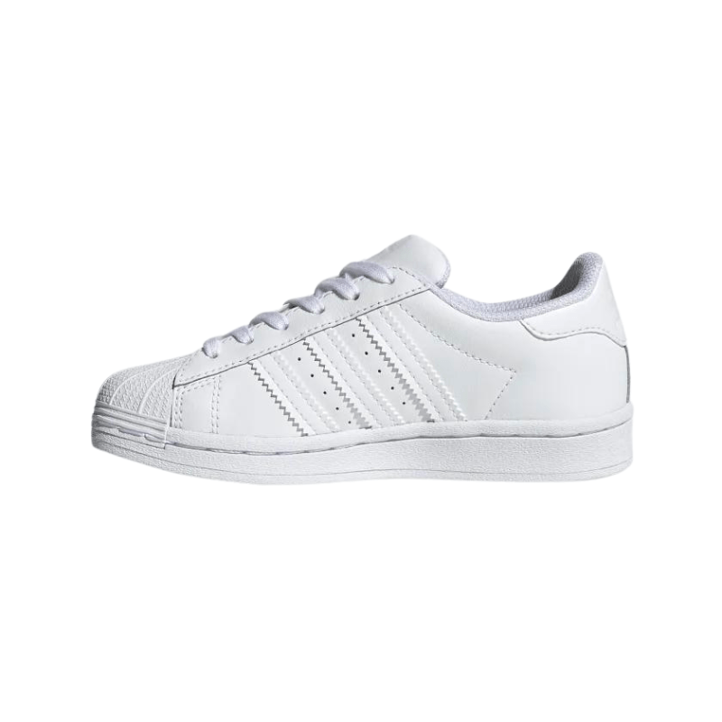 Adidas Superstar Shell Toe Sneakers Cloud White & Core Black Shoes Youth 2.5