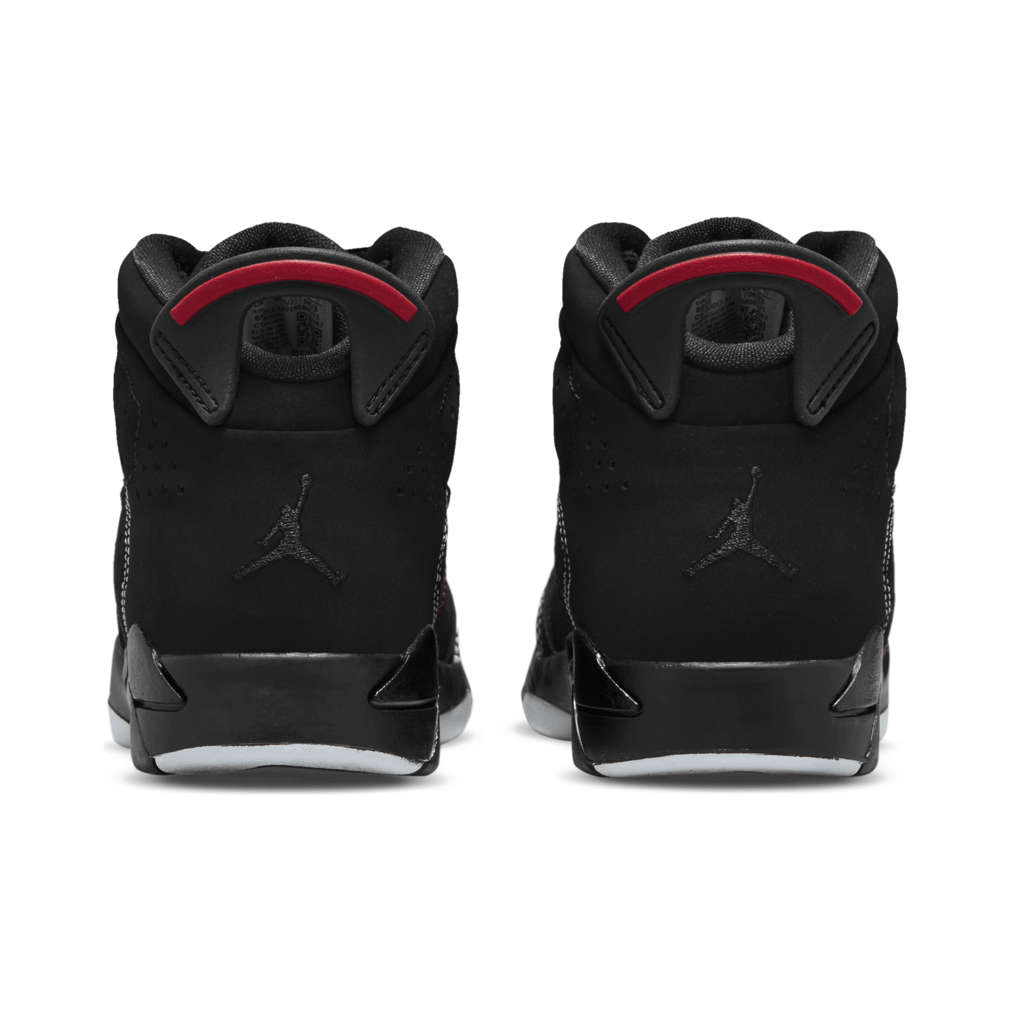 Jordan retro 6 black top infrared preschool