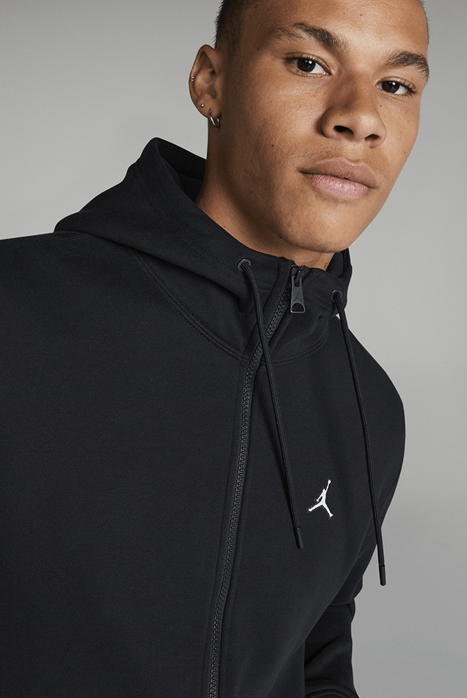 Nike jumpman discount fleece fz
