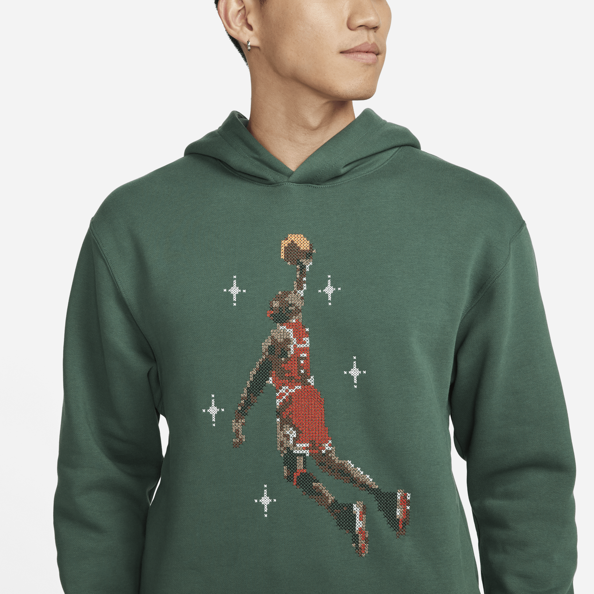 Air Jordan Essentials Graphic Fleece Hoodie Men s