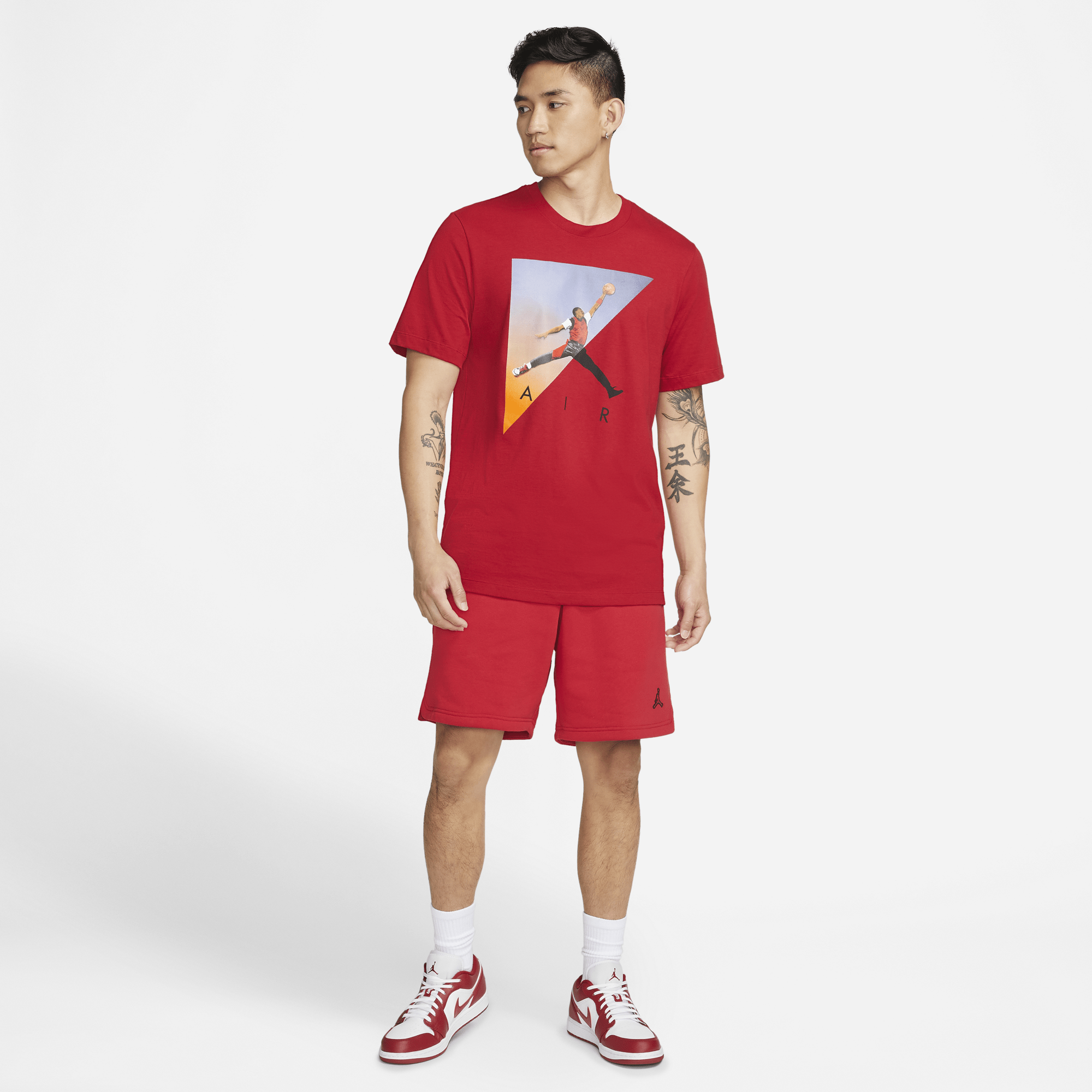 Jordan shirt top and shorts