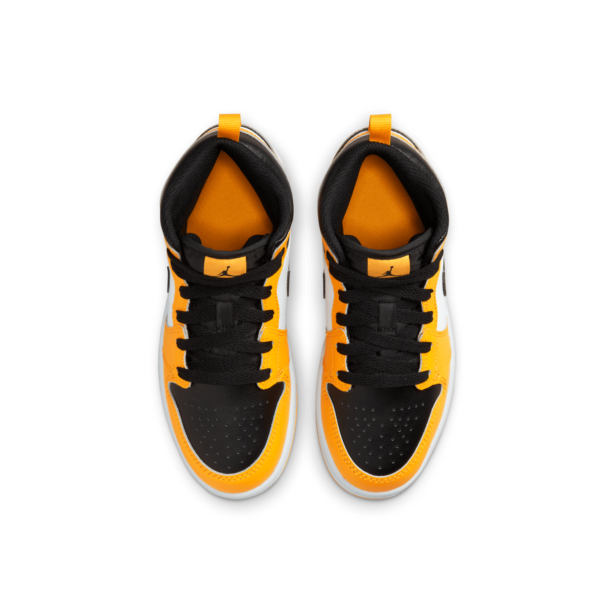 Black and yellow sales jordan 1 preschool