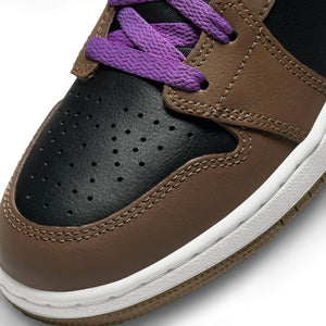 Air Jordan FOOTWEAR Air Jordan 1 Mid "Purple Mocha" - Boy's GS