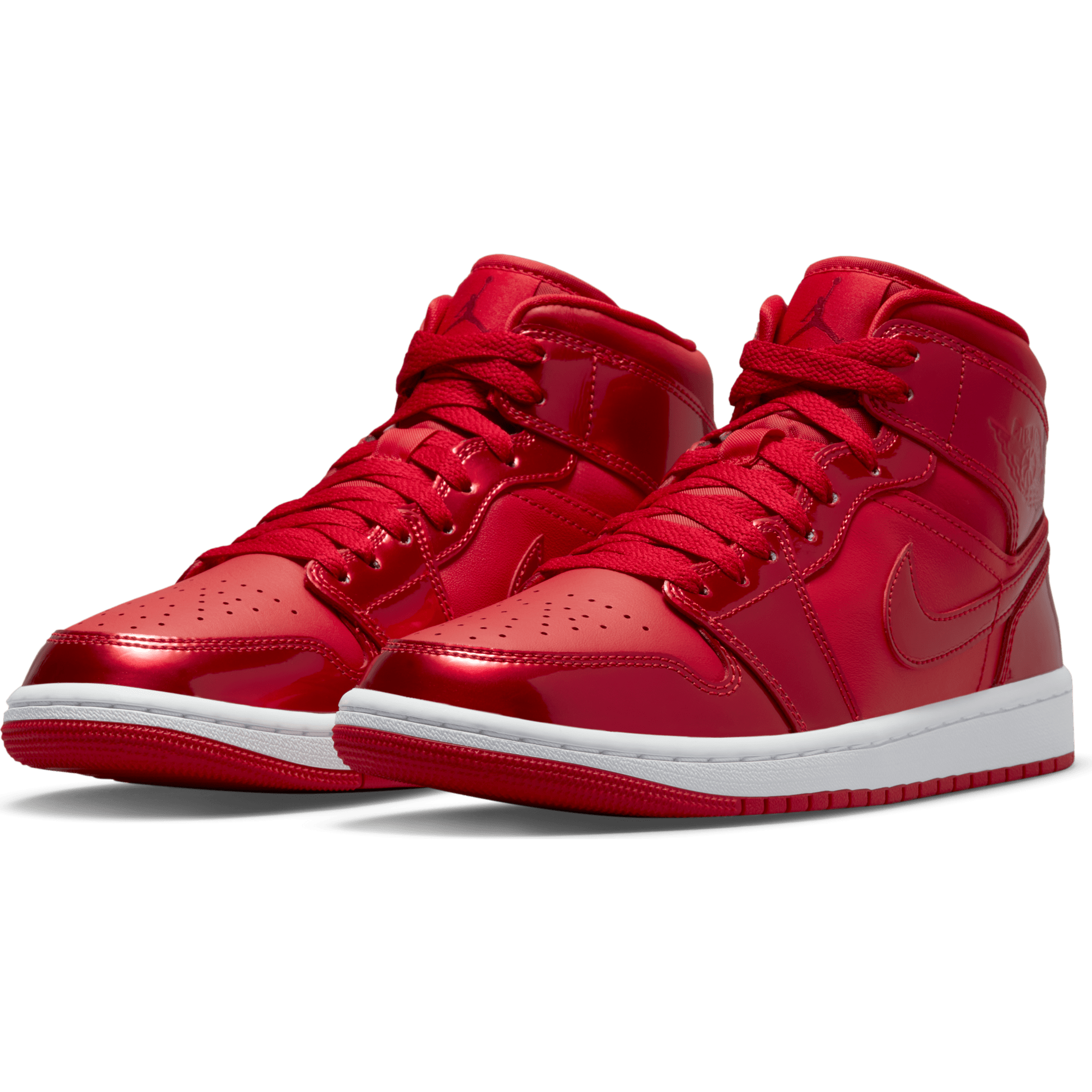 Air Jordan 1 Mid SE Patent Basketball Shoes