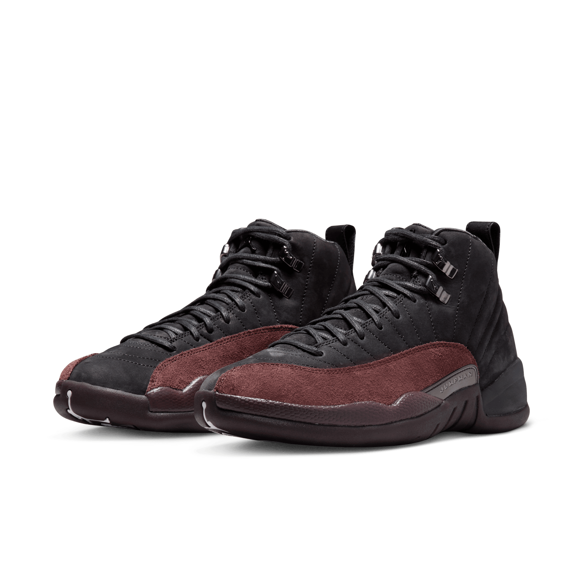 Womens jordan 2025 12 black