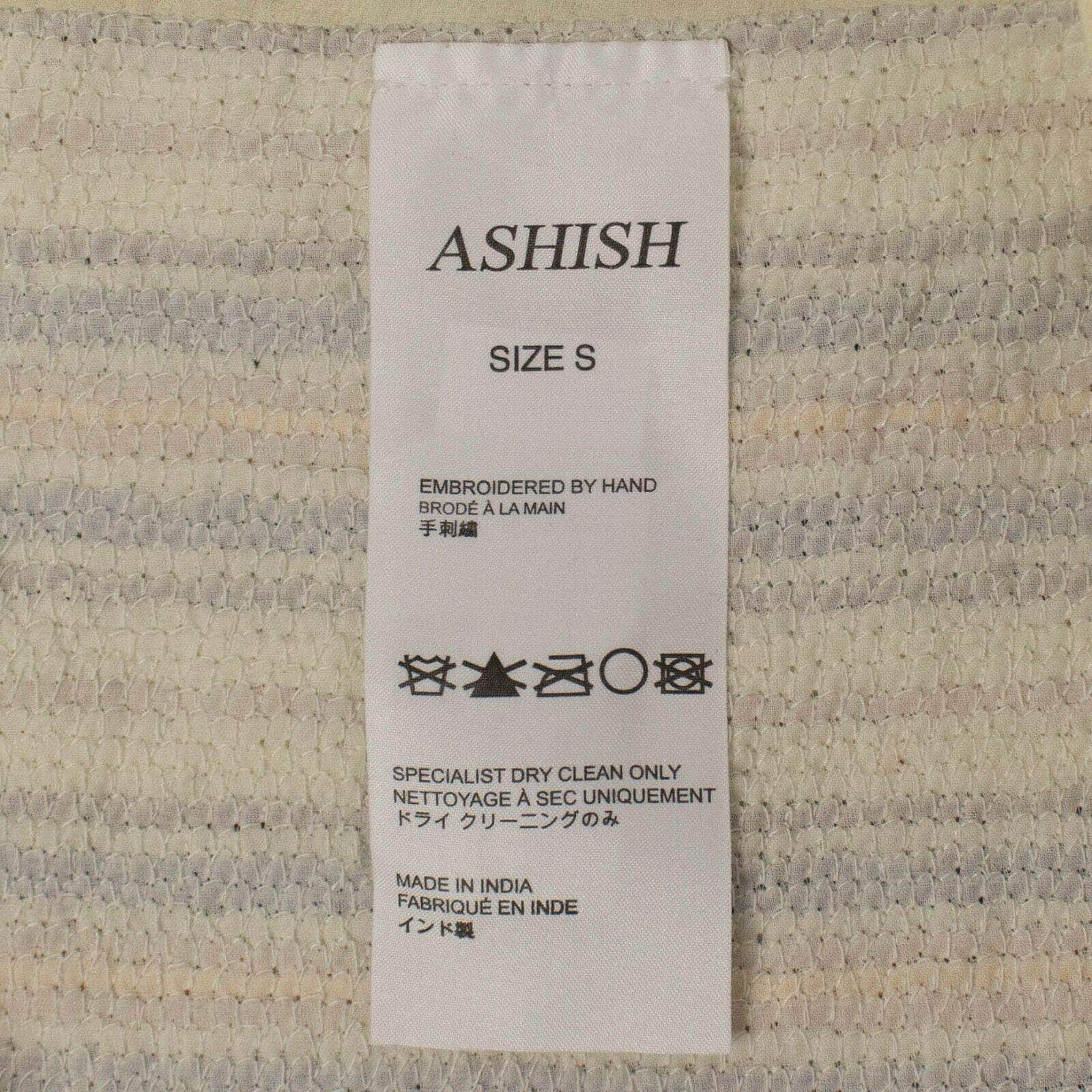 Ashish Women's Dresses S Sequin Striped Mini Slip Dress - Cream And Multicolored 69LE-1849/S 69LE-1849/S