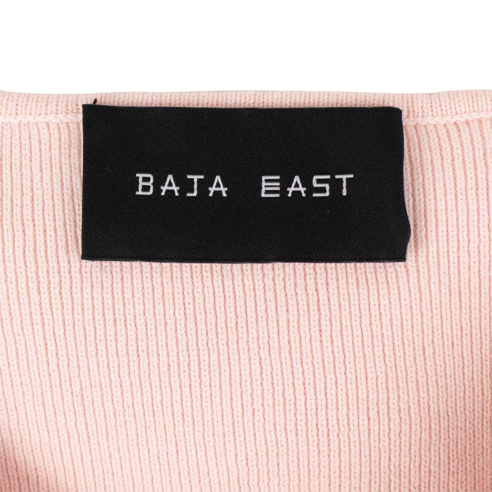 Baja East Dresses S Cut Out Asymmetrical Sweater Dress - Pink 58LE-1612/NE 58LE-1612/NE