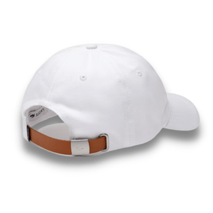 Lacoste Hats OS Lacoste Unisex Contrast Strap And Oversized Crocodile Cotton Cap RK4711-WHT