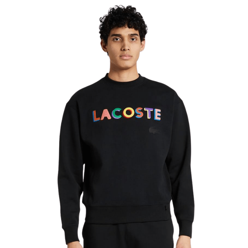 Lacoste Lacoste LIVE Loose Fit Embroidered Fleece Sweatshirt - Unisex