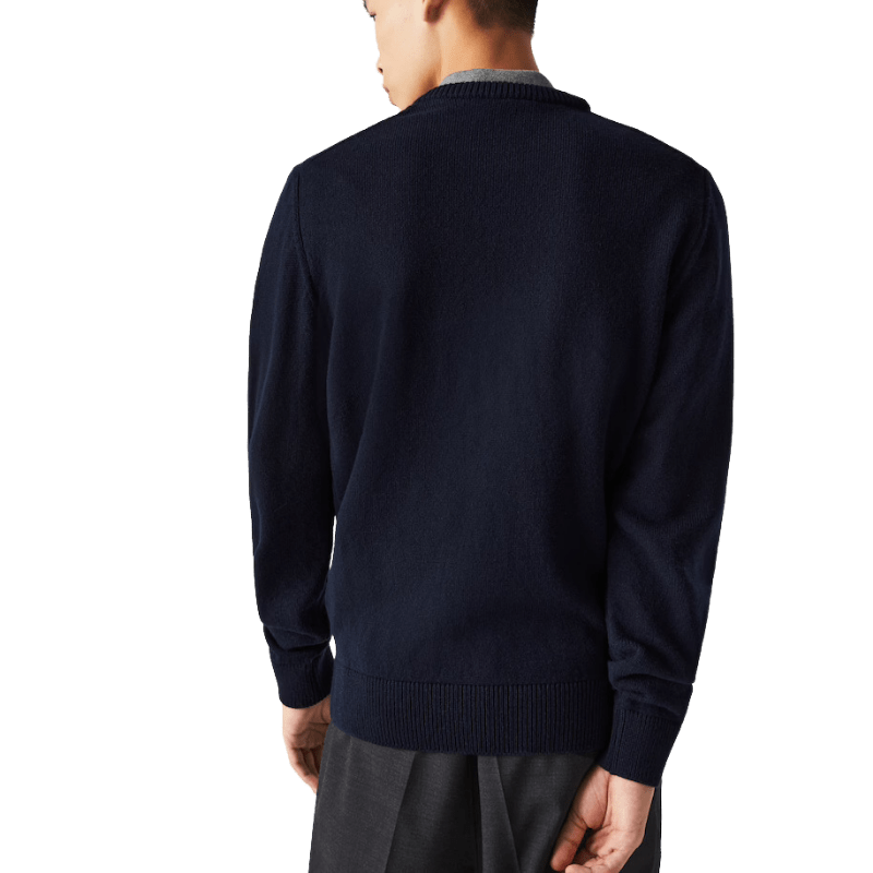 Lacoste Lacoste Men’s Made in France Ethical Striped Wool Sweater