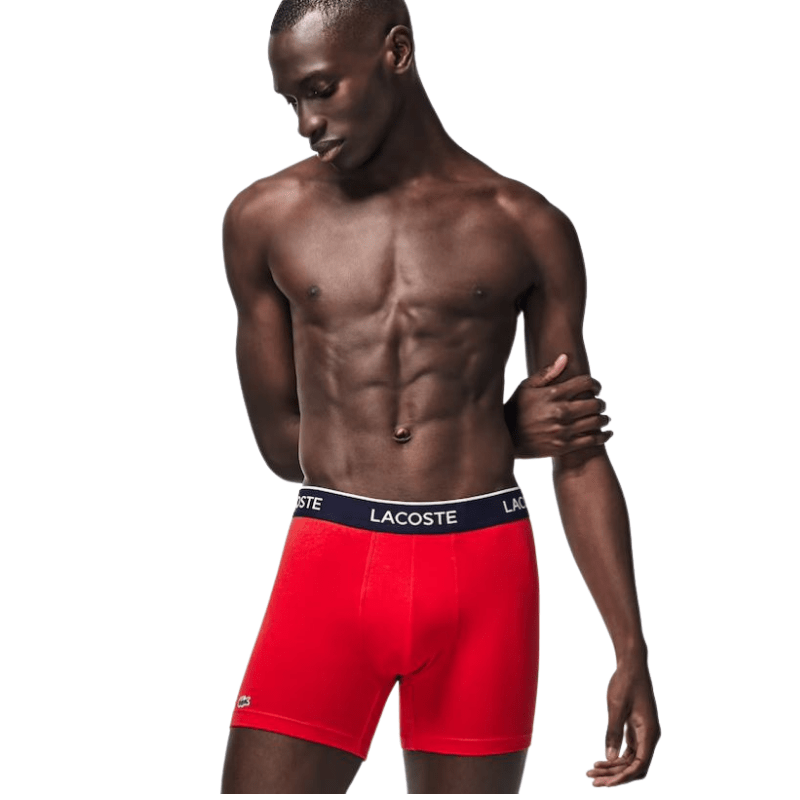 Lettered Waist Long Cotton Boxer - - GBNY