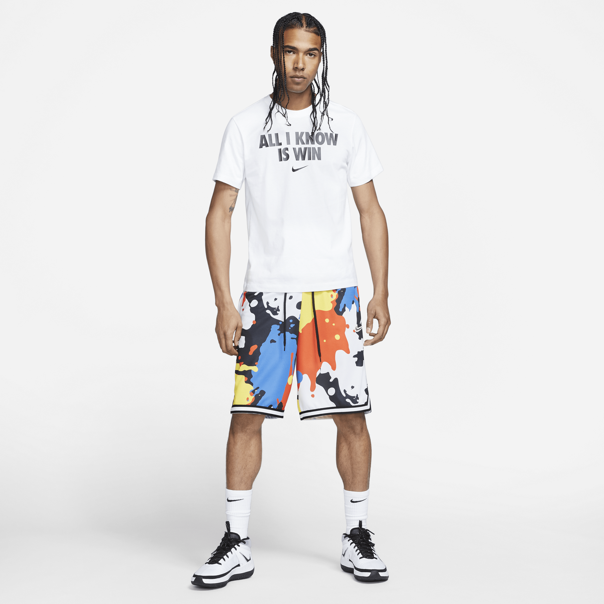 Nike Men's Dri-Fit DNA Basketball Jersey, Large, White