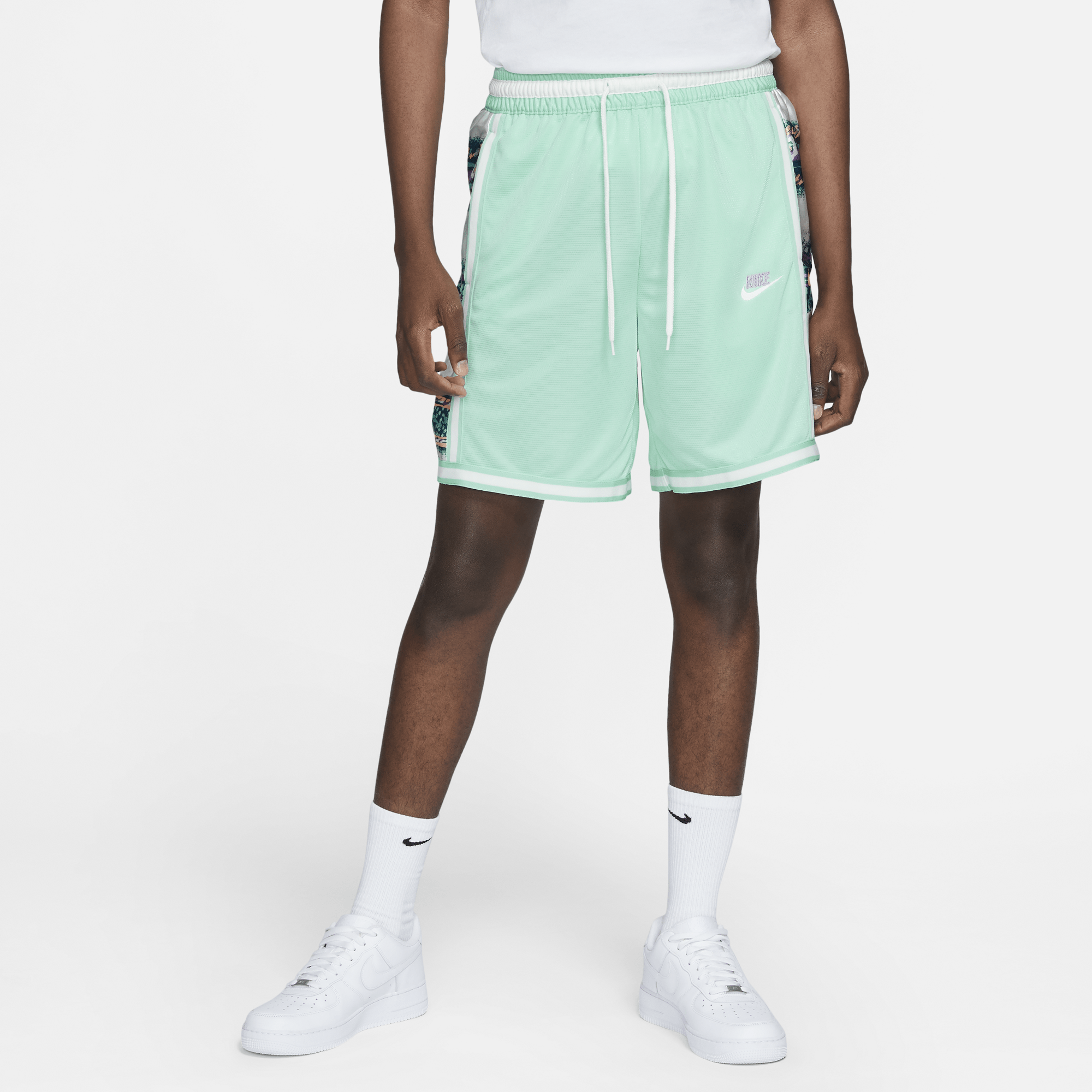 Nike Apparel Nike Dri-FIT DNA+ Stories Basketball Shorts - Men's