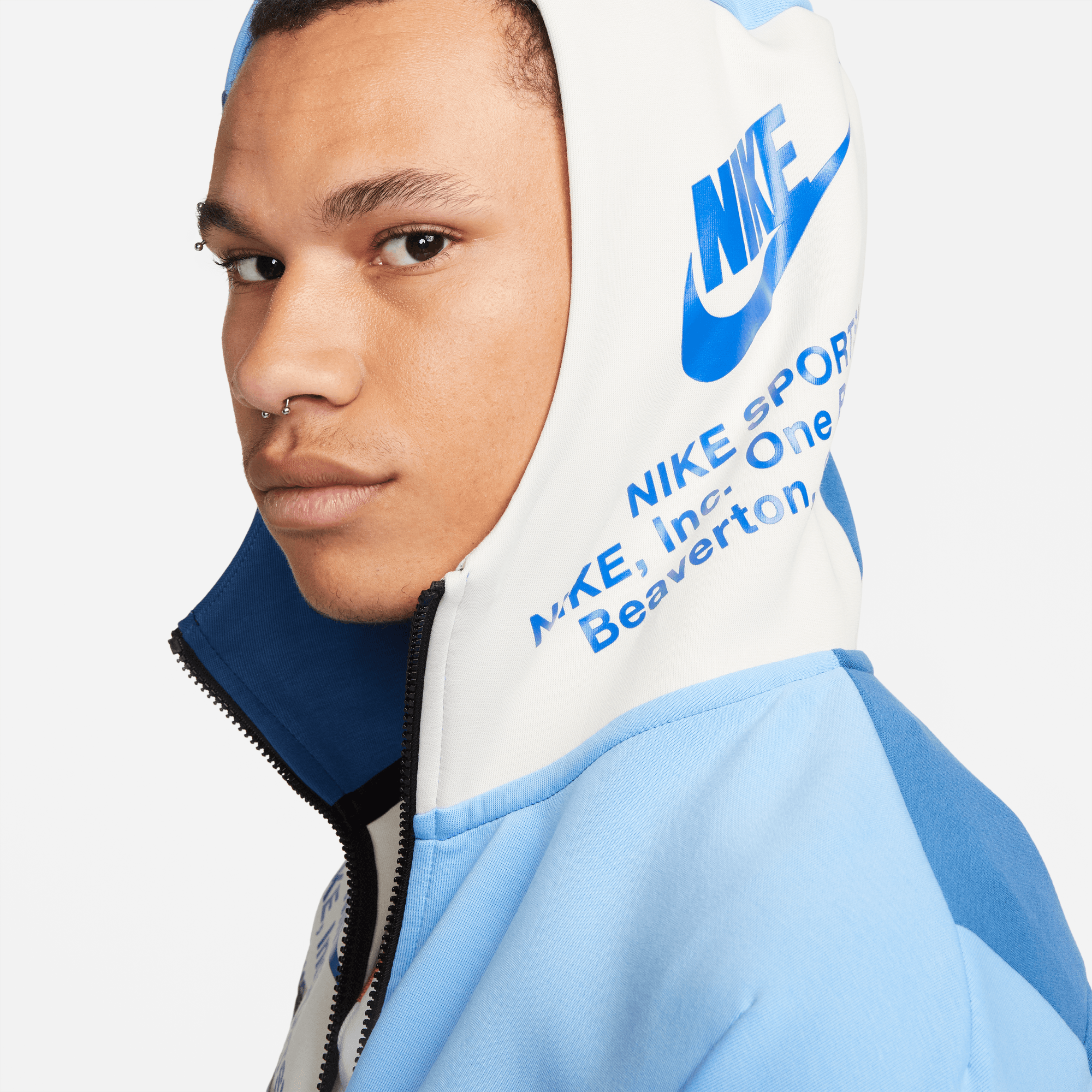 Nike APPAREL Nike Sportswear Tech Fleece Graphic Full-Zip Hoodie - Men's