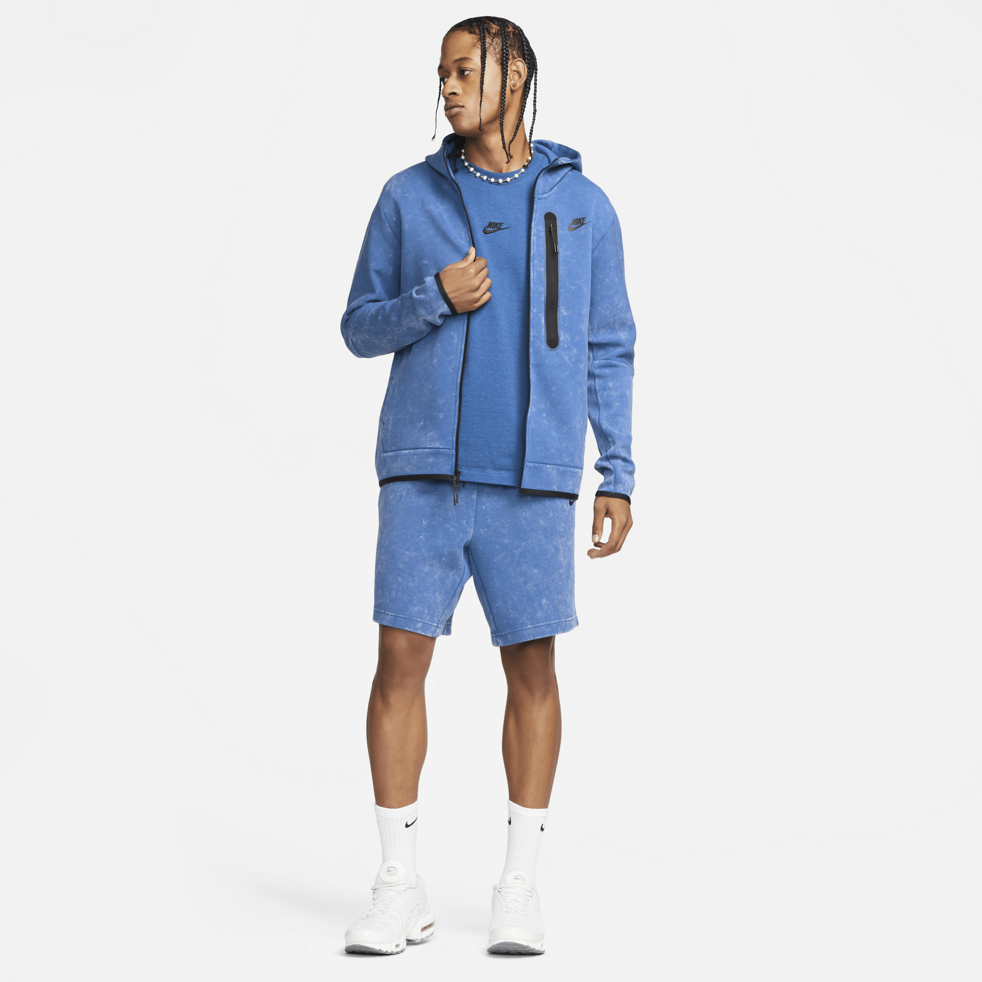 Nike Sportswear Tech Fleece Wash Full Zip Hoodie Men s