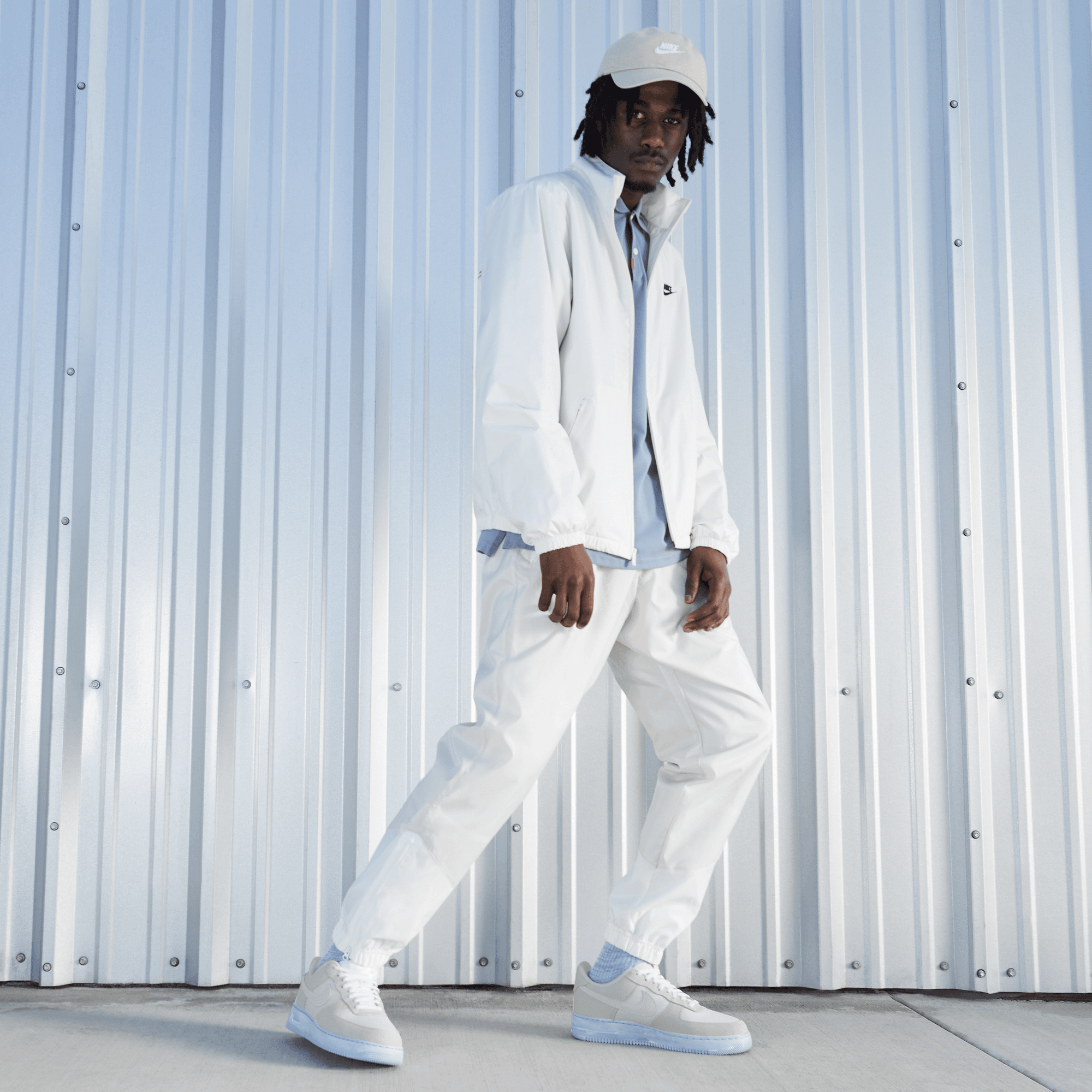 Nike air force top 1 white clothes