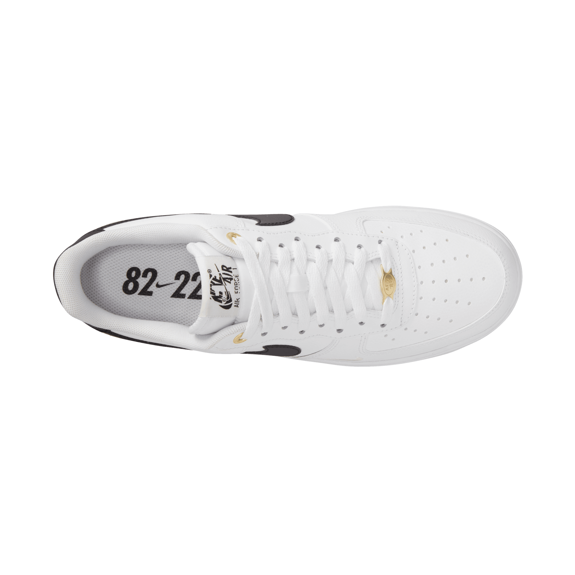 Nike Air Force 1 AF-1 82 ,Shoes Black White Men's Sz 10!