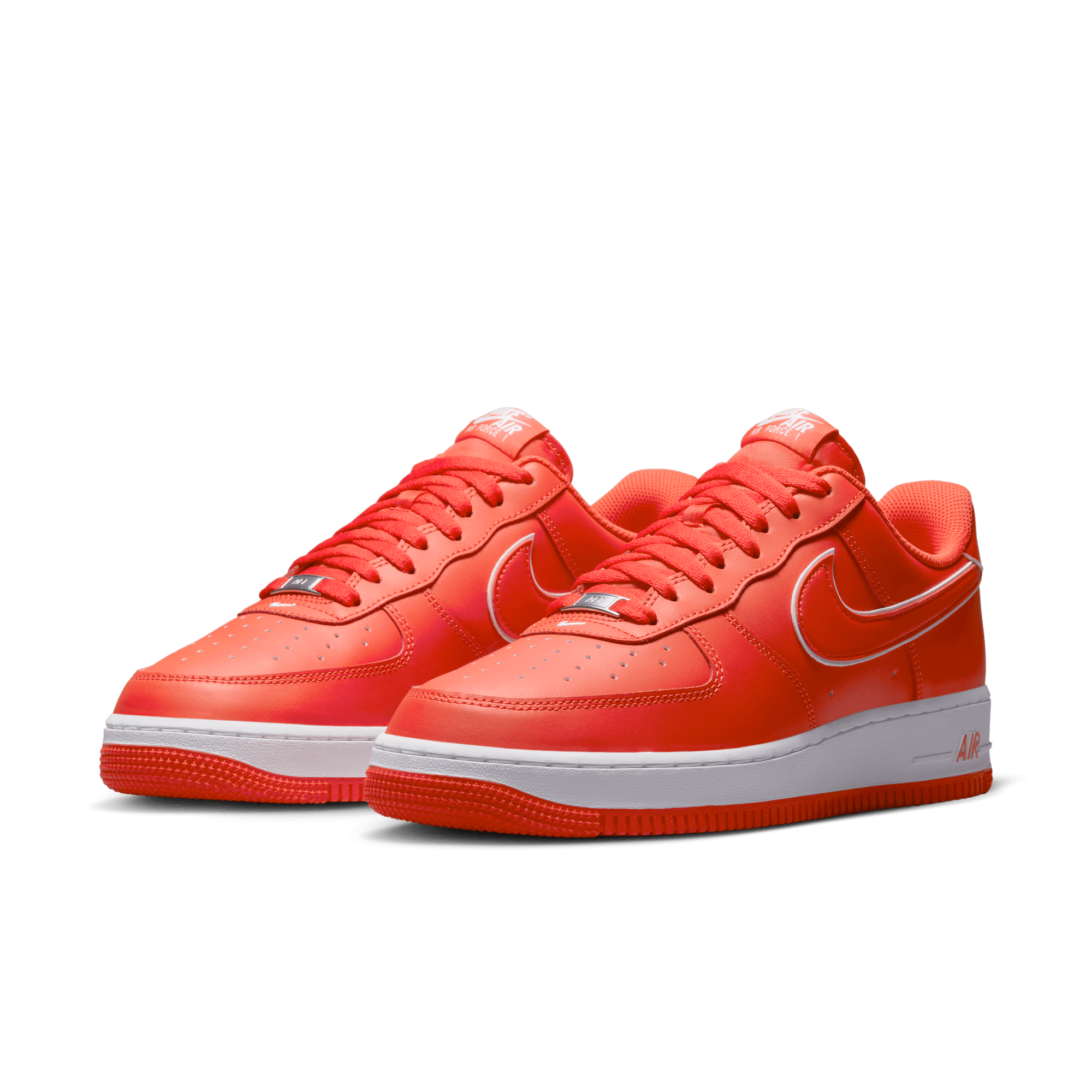 Red and White Off Court Sneakers - GBNY