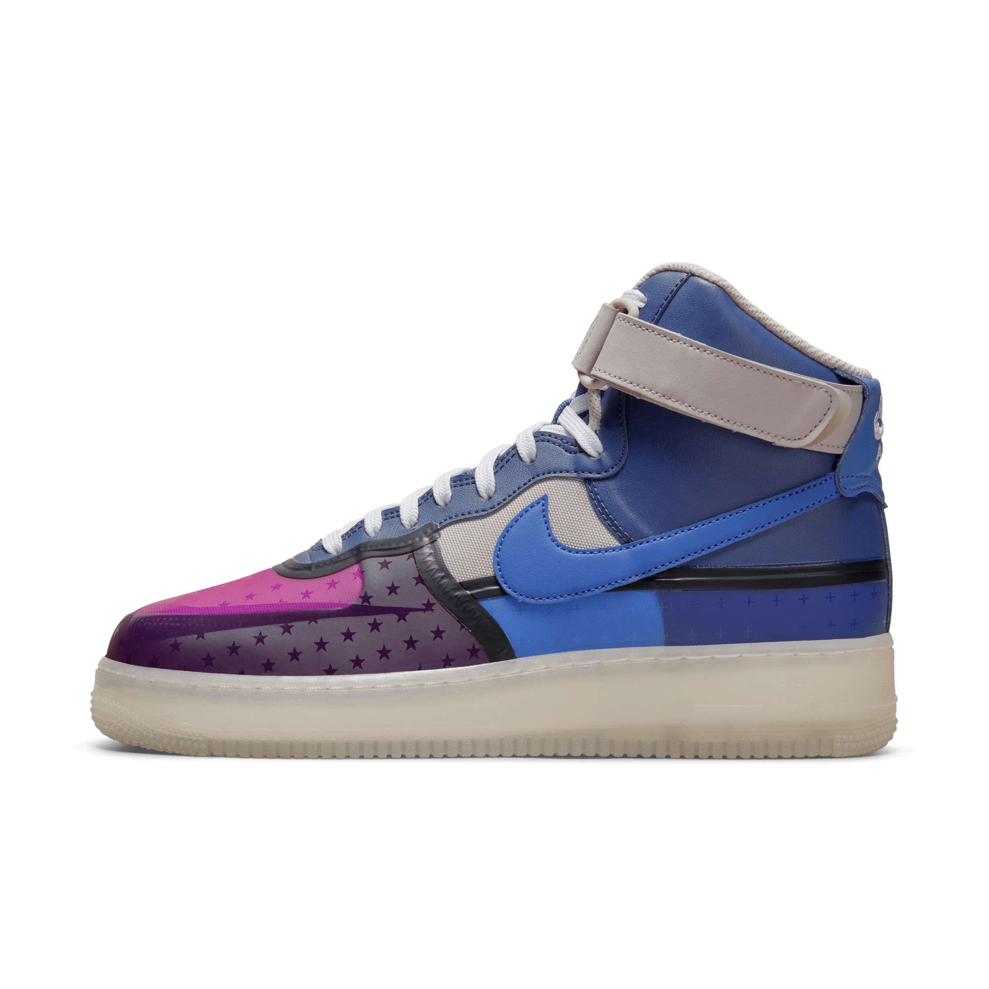 Air force 1 high '07 hotsell lv8 white/field purple men's shoe