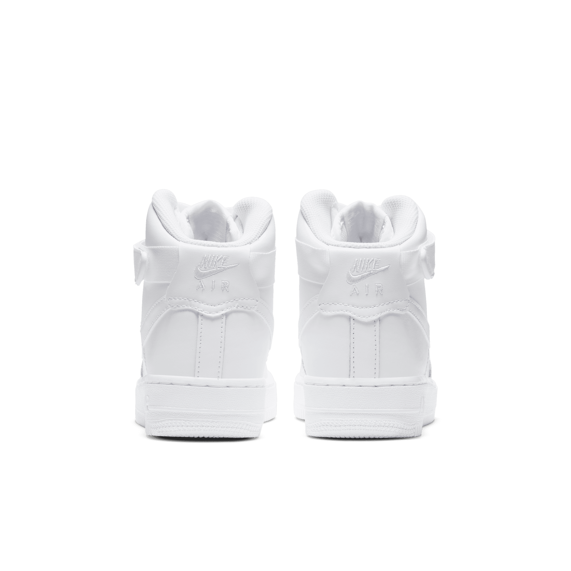 White high top air sales force 1 grade school