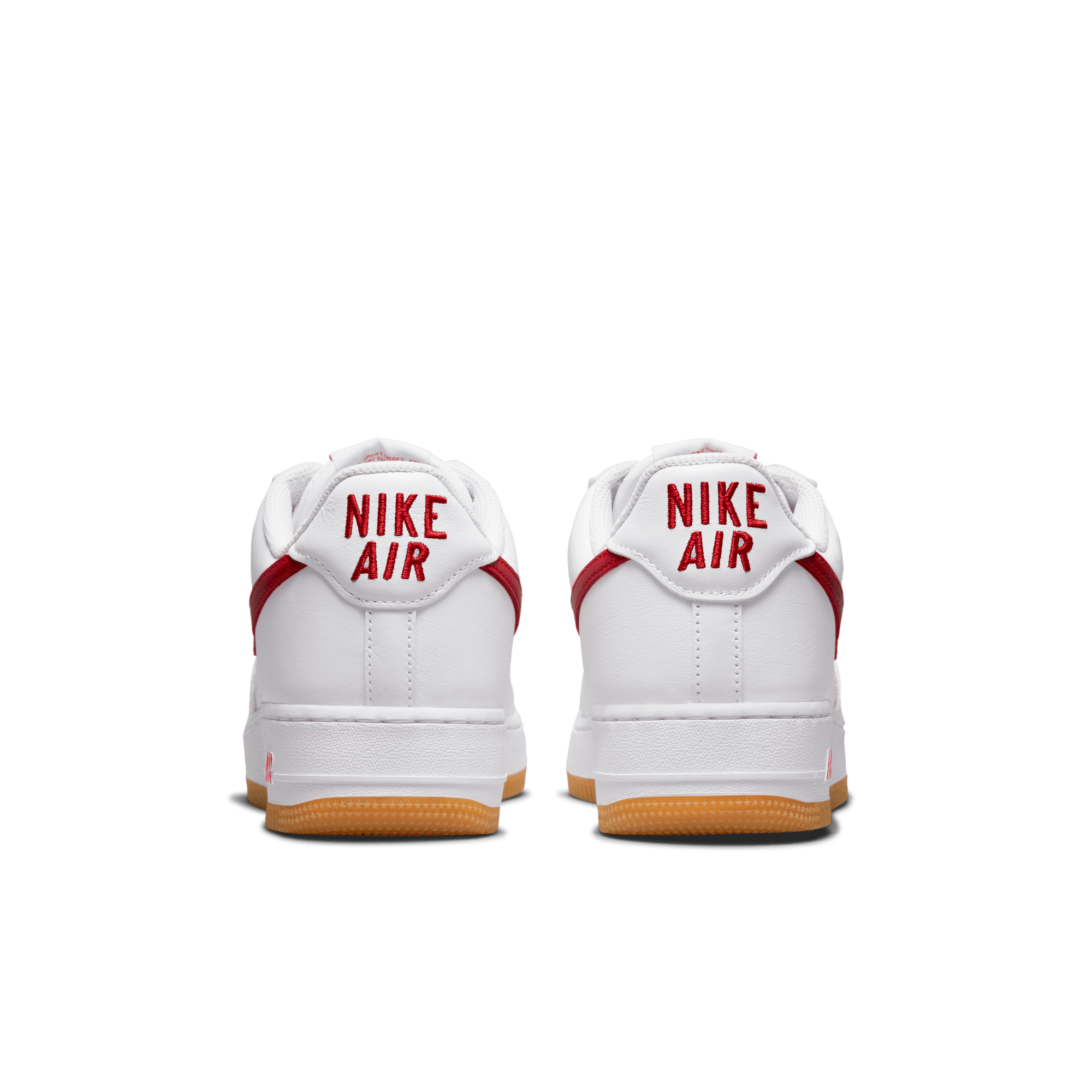 Nike air force 1 low white clearance and red mens