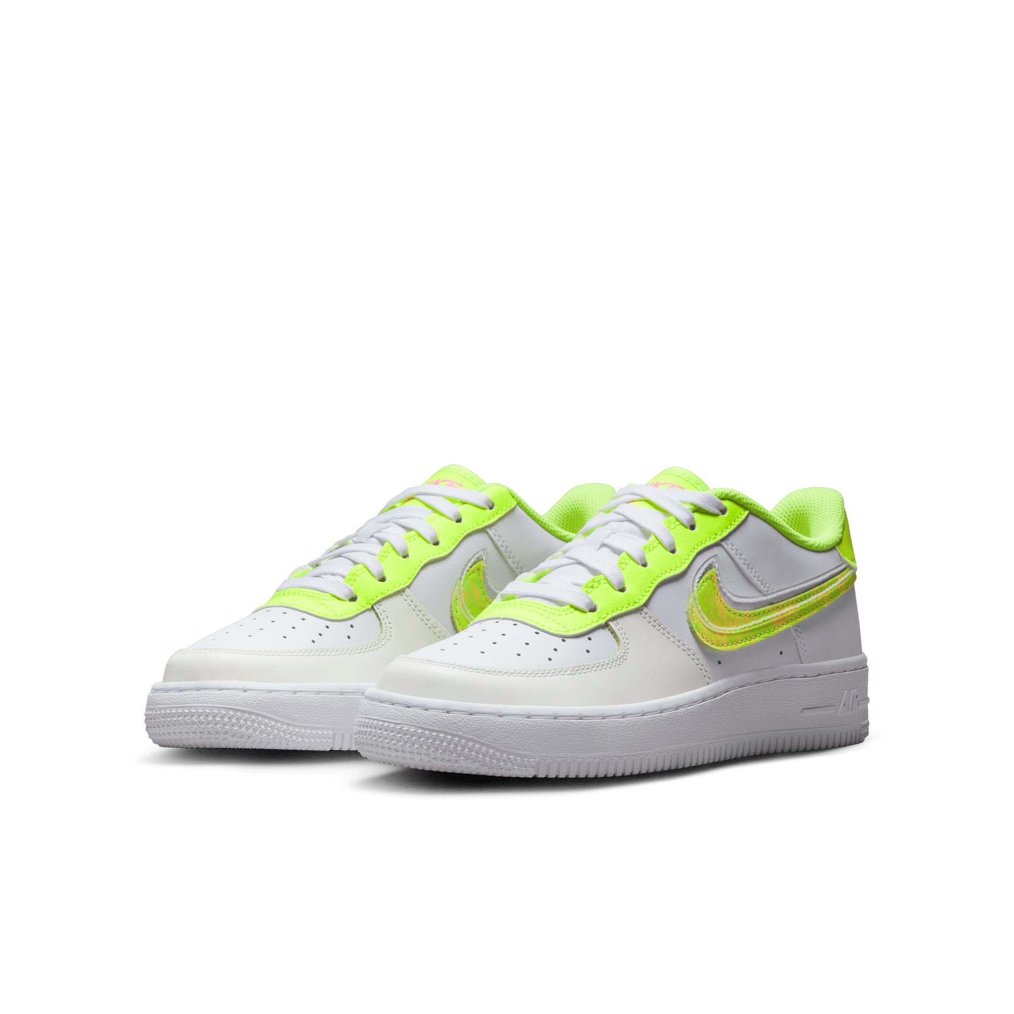 lime green air force 1 grade school