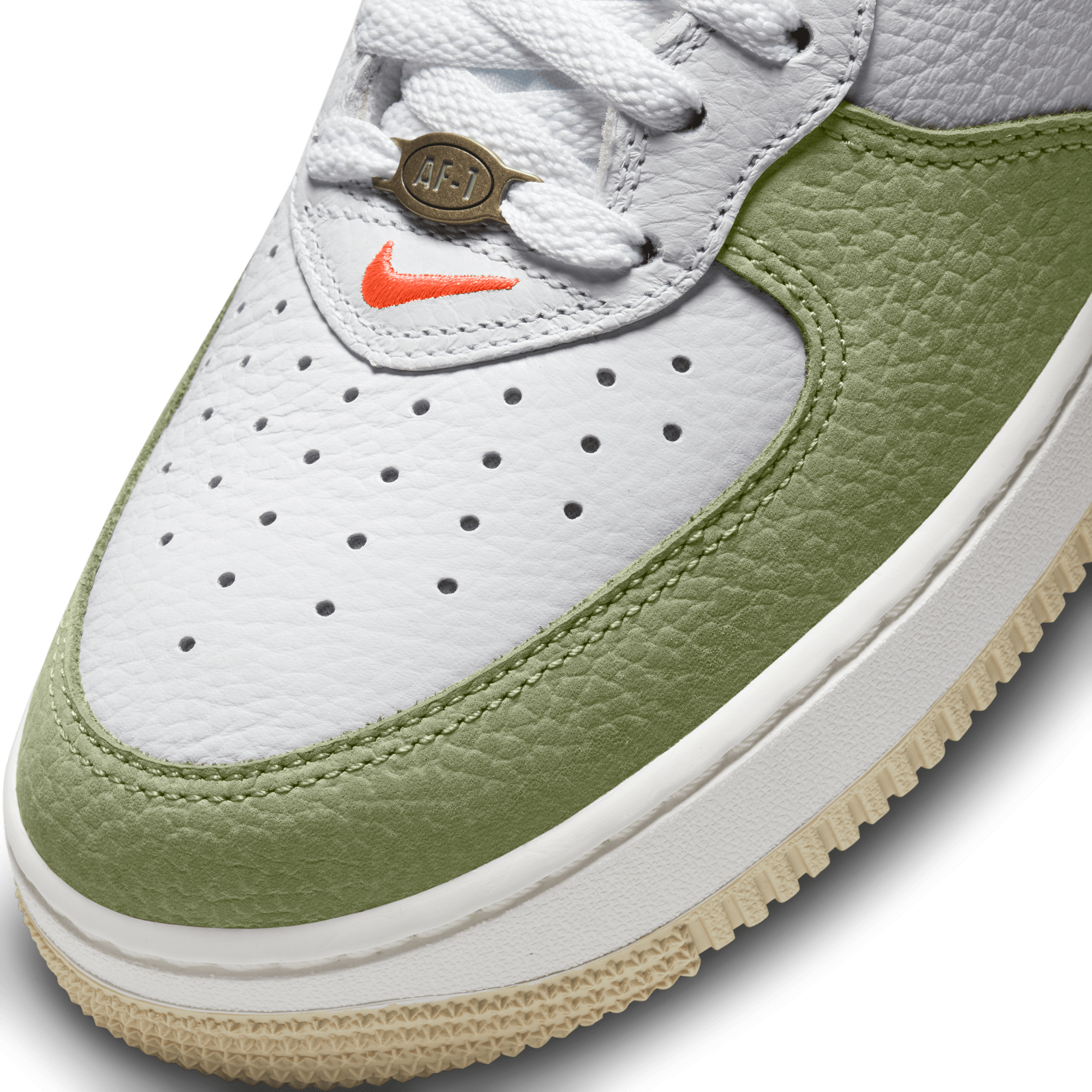 Nike air force 1 top mid olive green mens