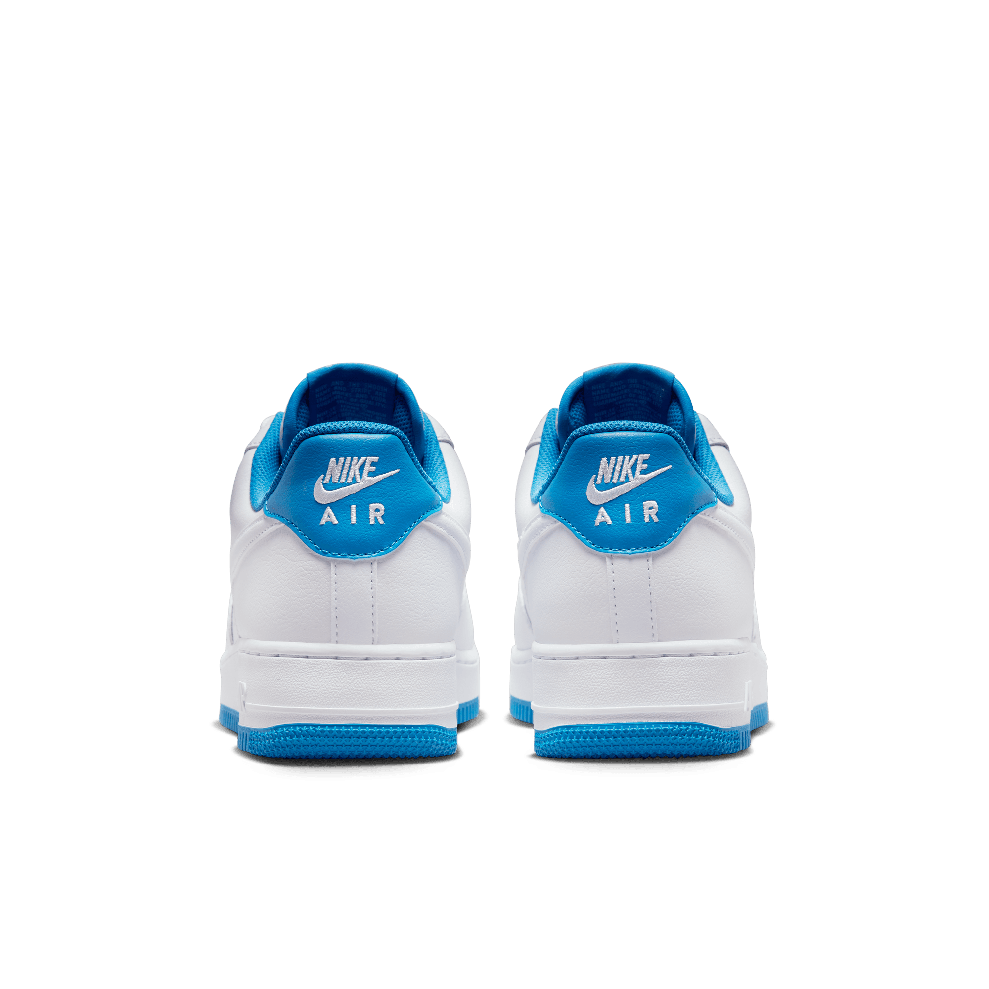 White air forces with 2025 blue check