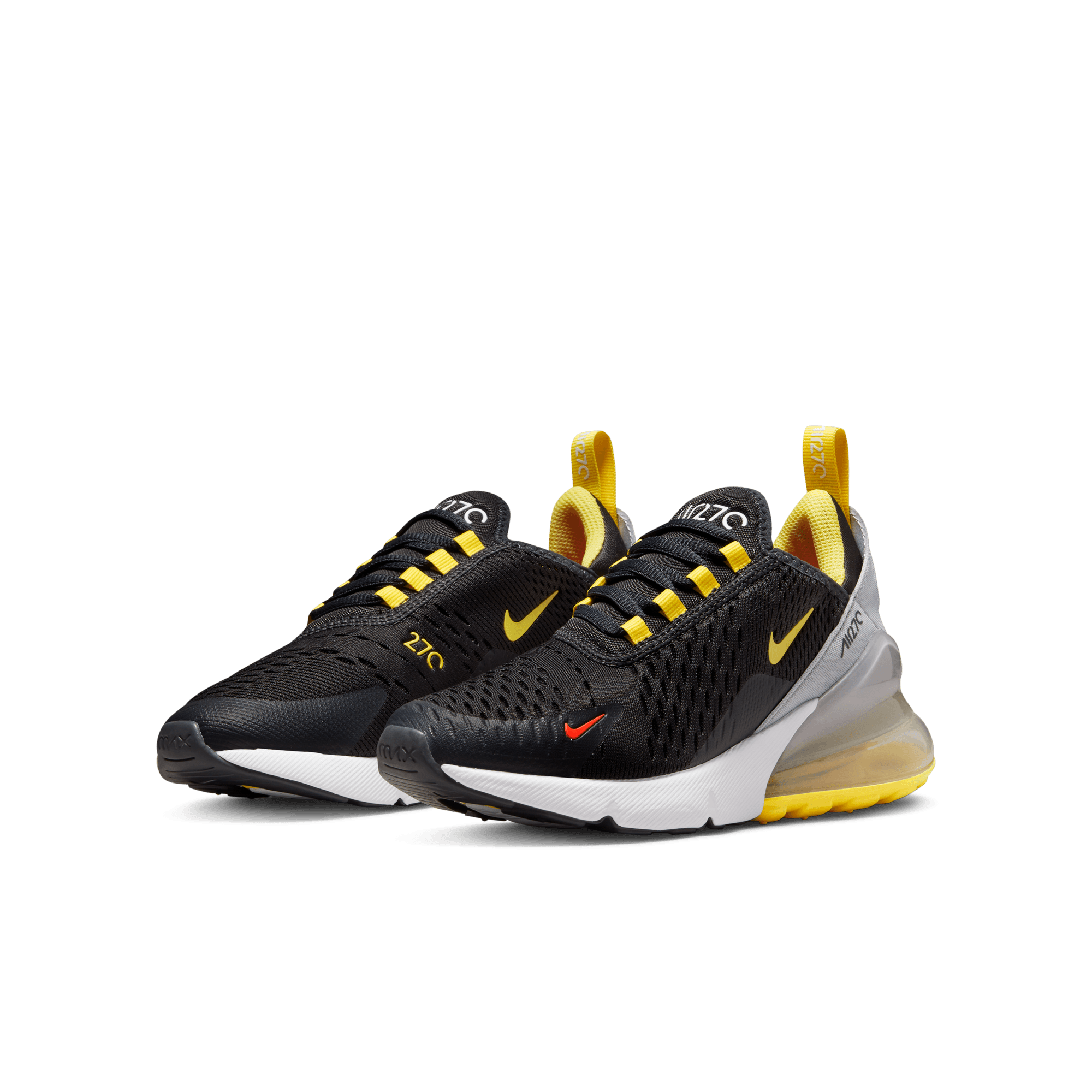 Air max 270 black 2025 white gold