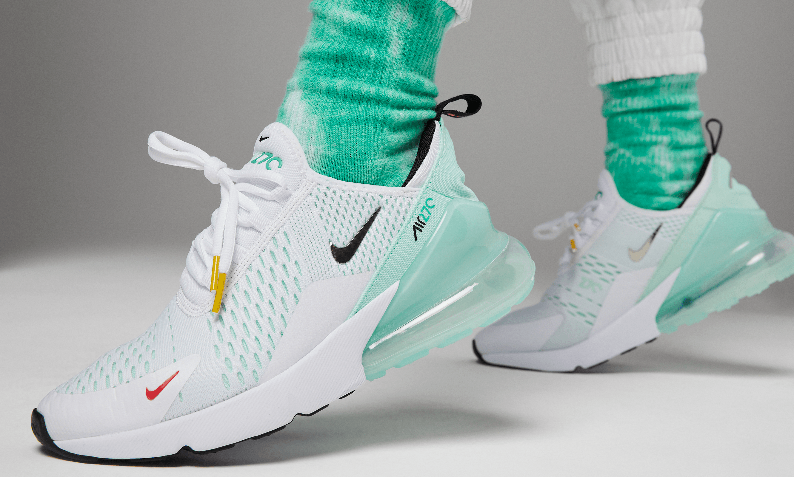 nike air 270 mint green