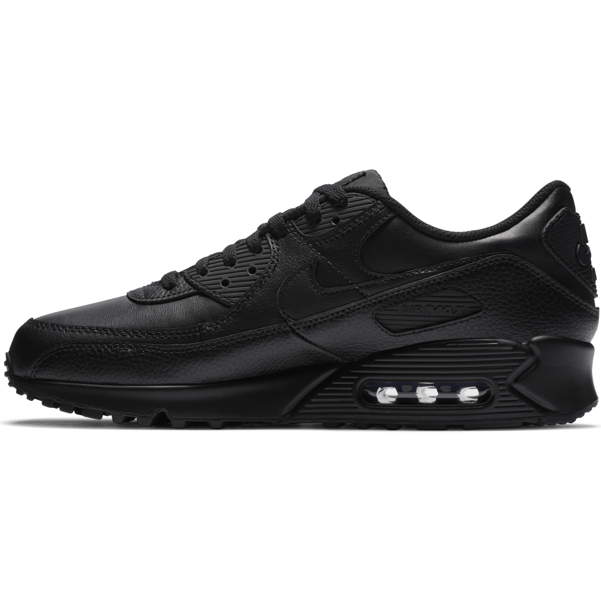 Nike air max 90 mens black and white deals