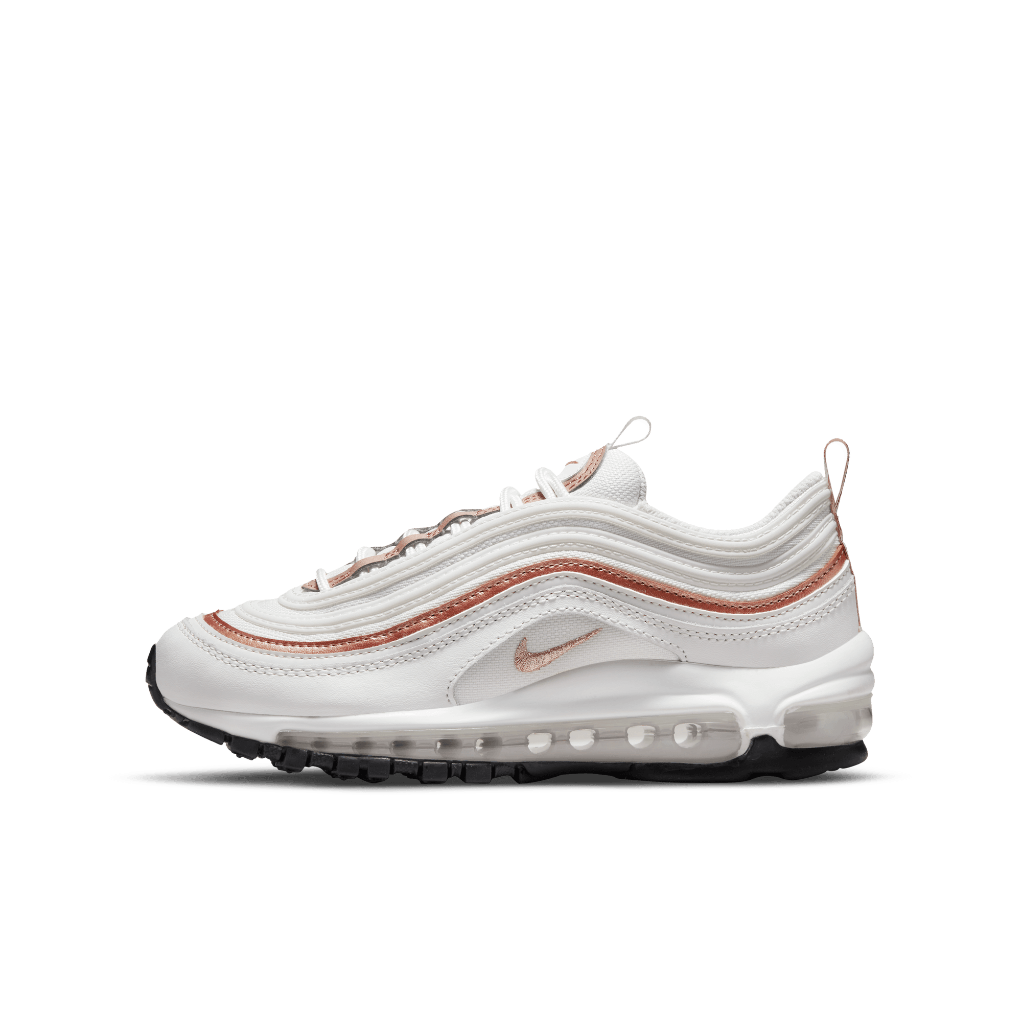 All white nike air 2025 max 97 grade school