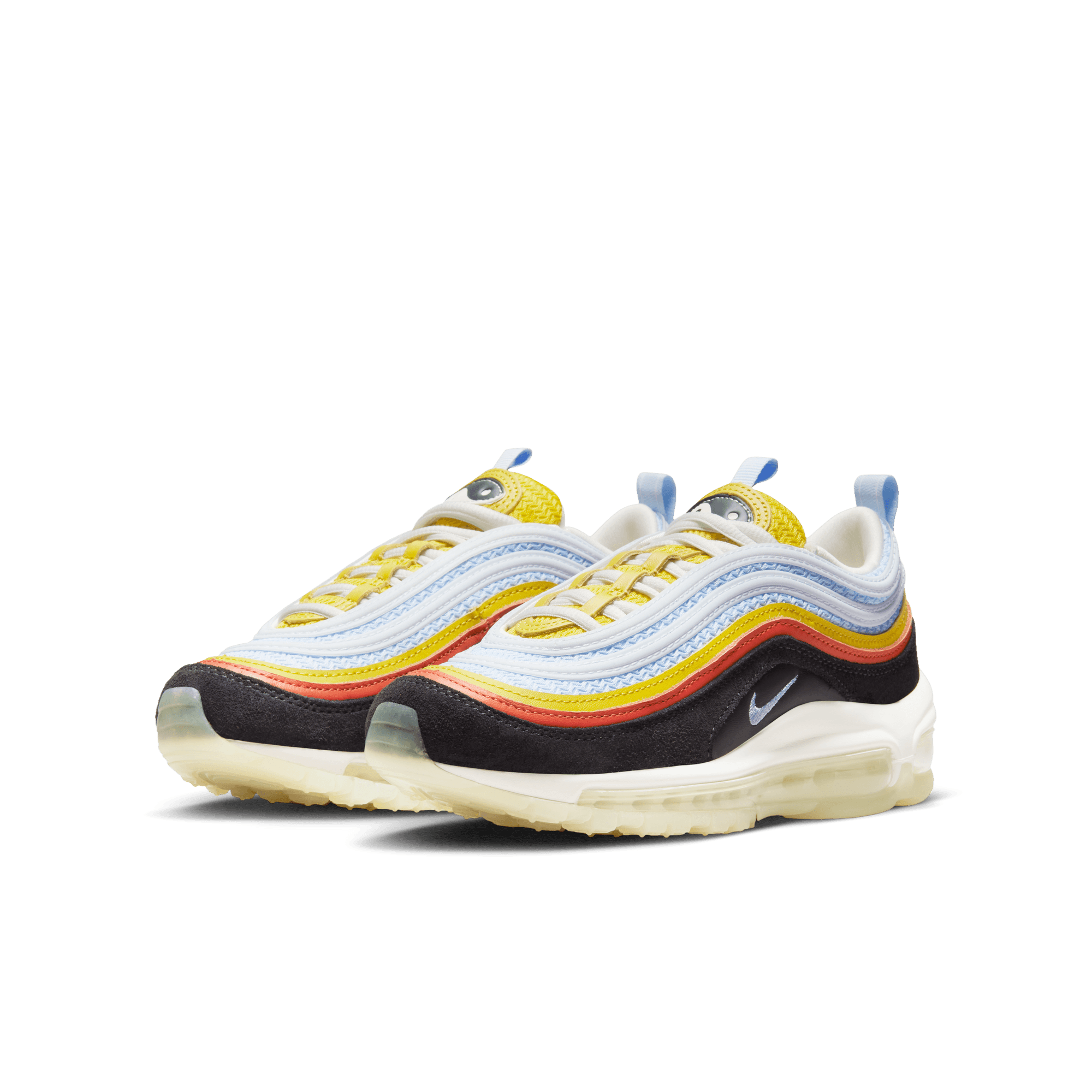 Yellow air max hot sale 97 grade school