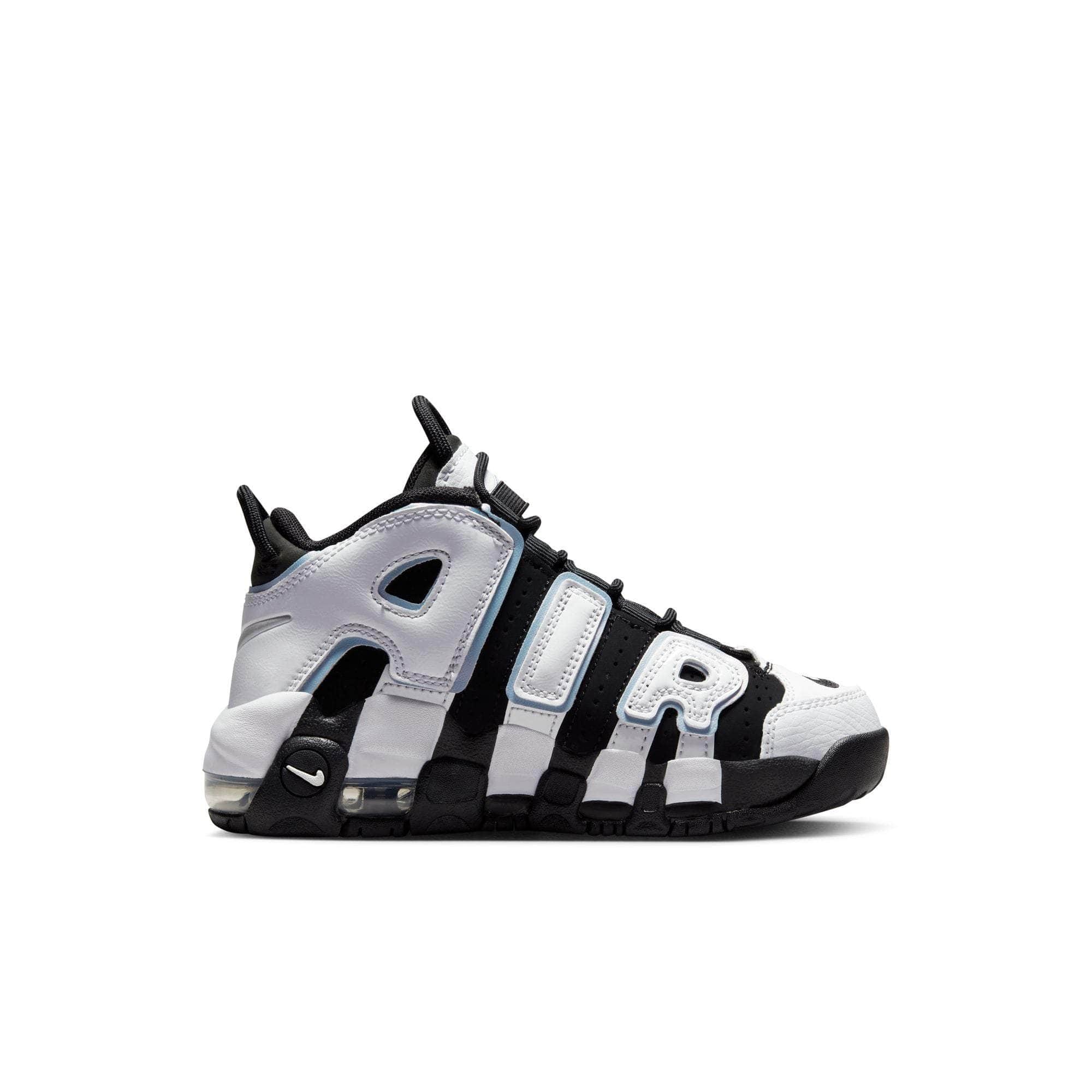 Leather Daily Wear Nike Air More Uptempo 96 Premium black Men's shoes