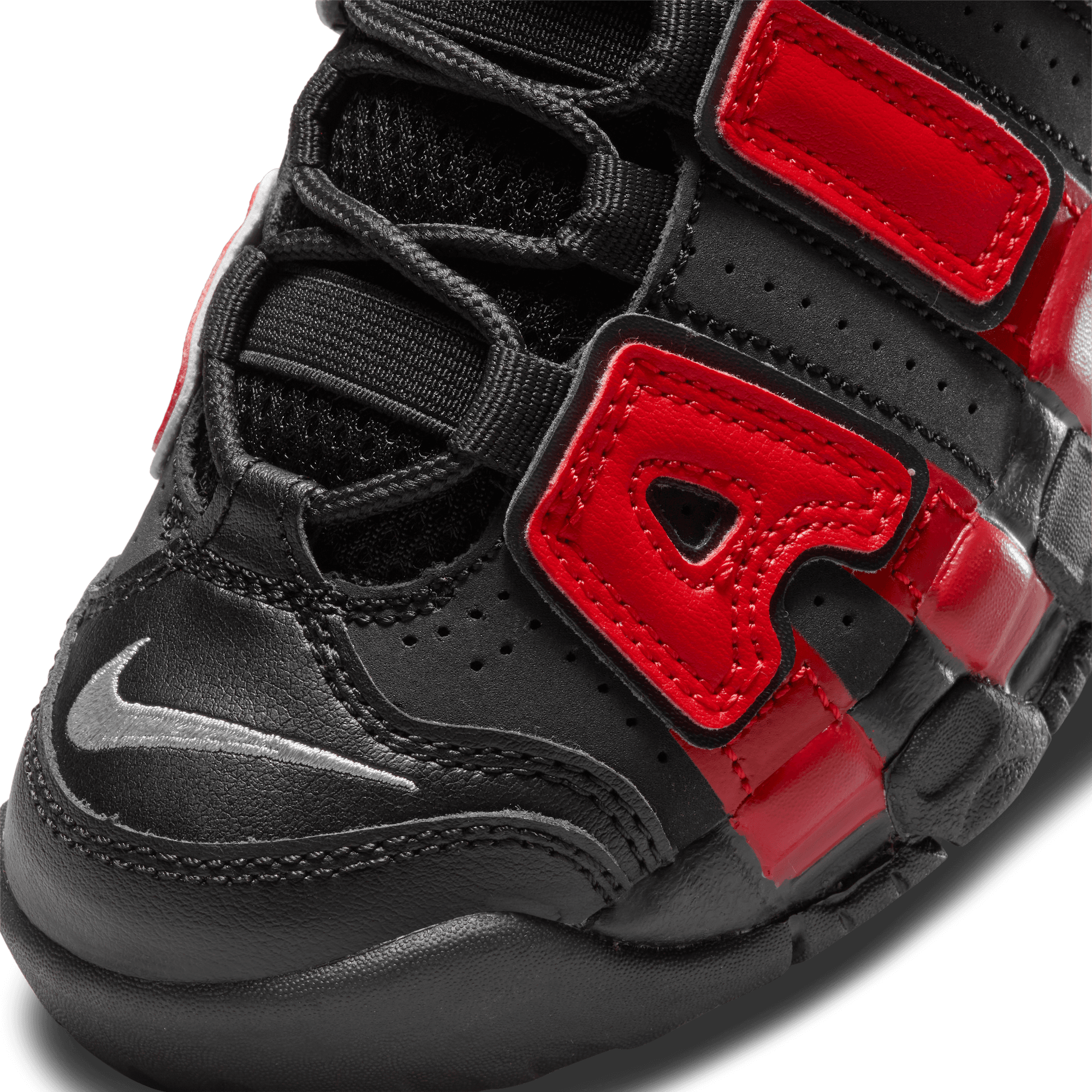 Red nike uptempo preschool shop