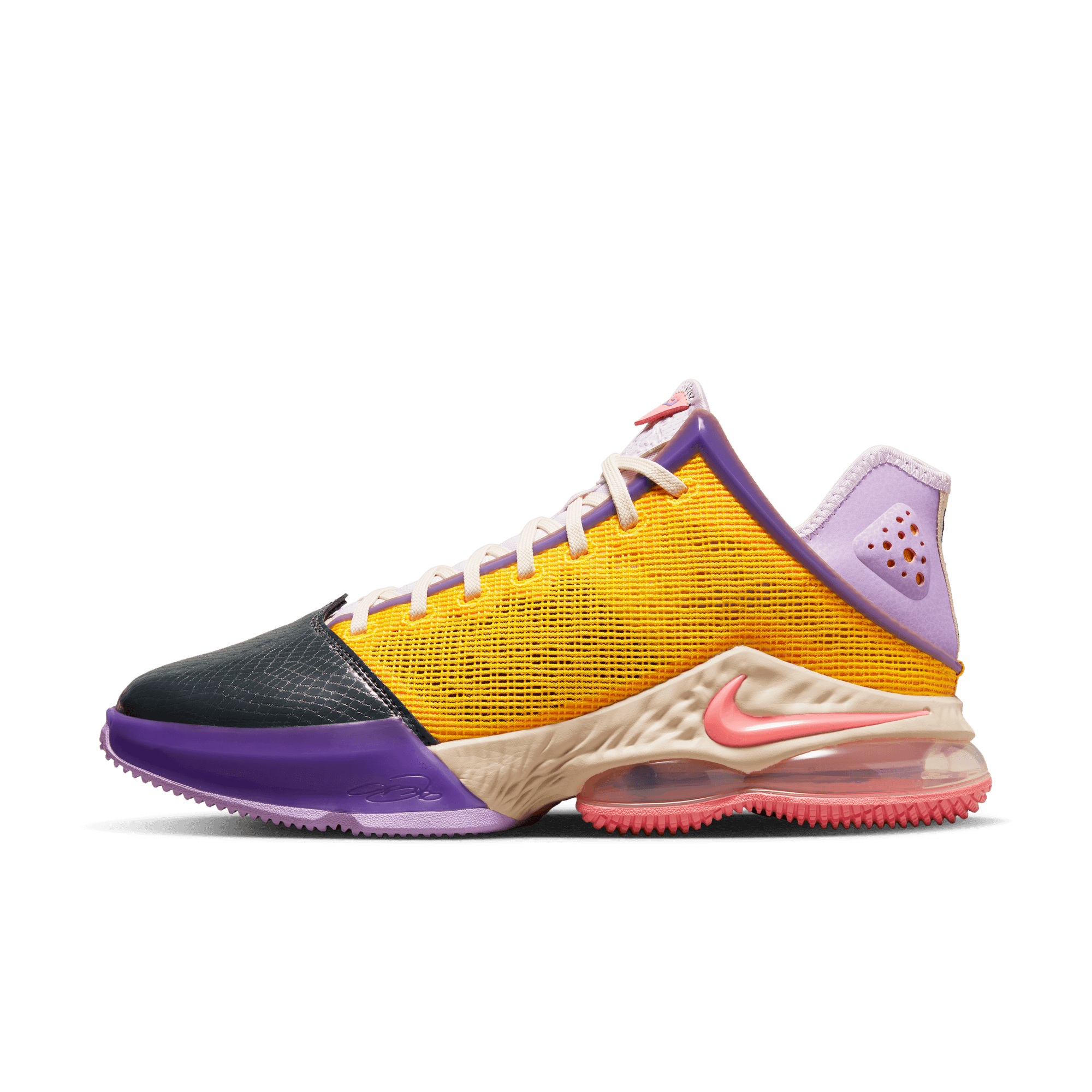 Nike LeBron 19 Basketball Shoes, Men's, Purple/Pink