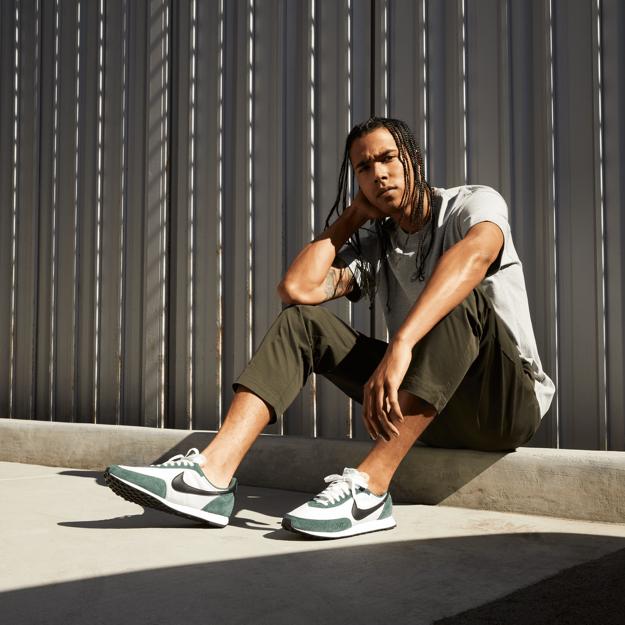 The nike top waffle trainer